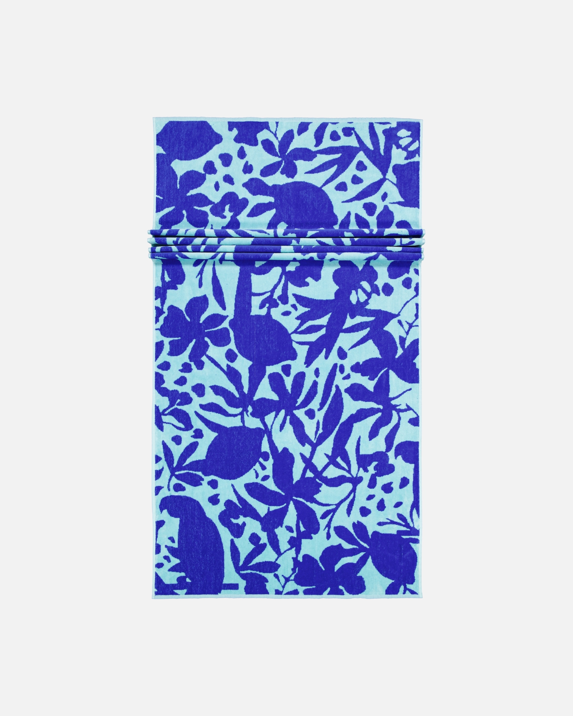 Handtuch für Unisex Cawö Cawö Strandtücher Beach Tropical 5576 aqua - 11 80x180 cm