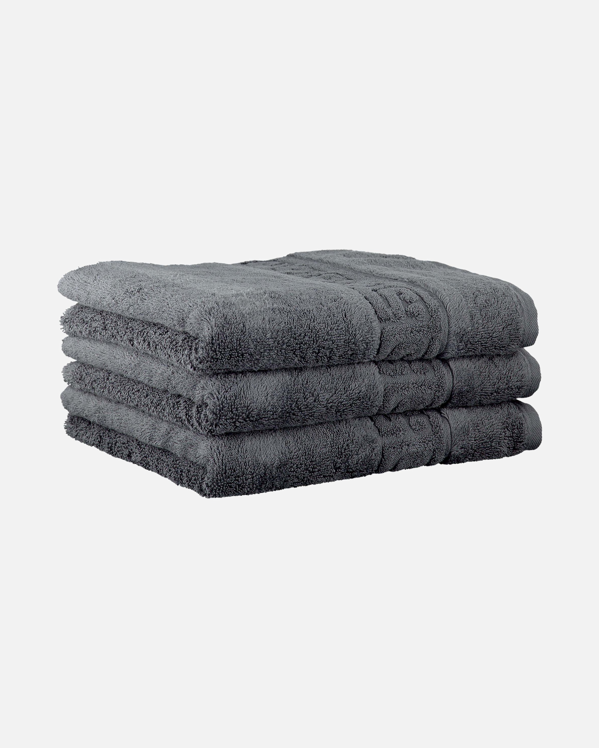 Handtuch für Unisex Cawö Handtuch 3er Pack 'C Noblesse' Anthrazit