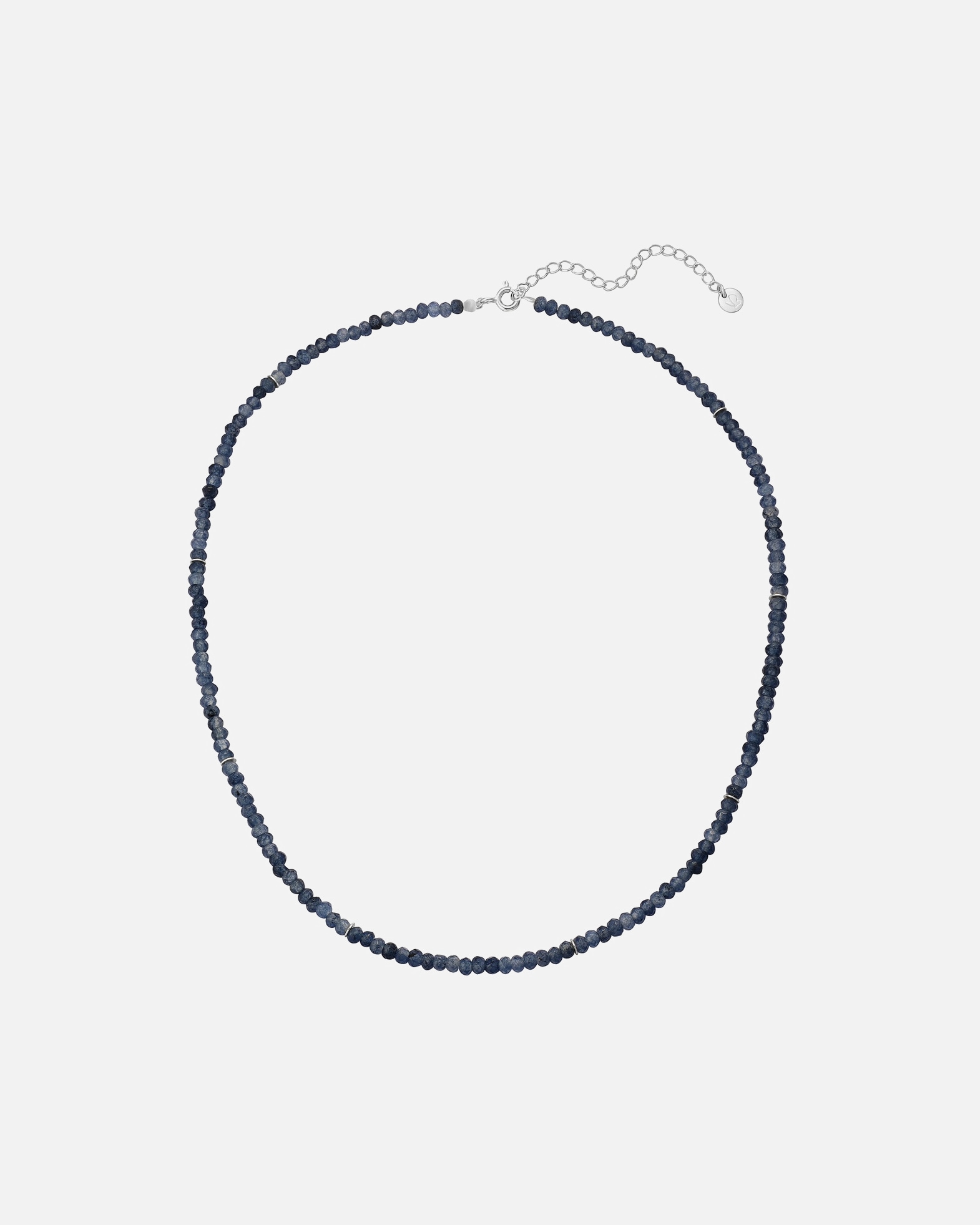 Halskette für Weiblich Glanzstücke München Halskette aus Sterling Silber in silber mit Chalcedon 40,0 cm Basiskette + 5,0 cm Verlängerung