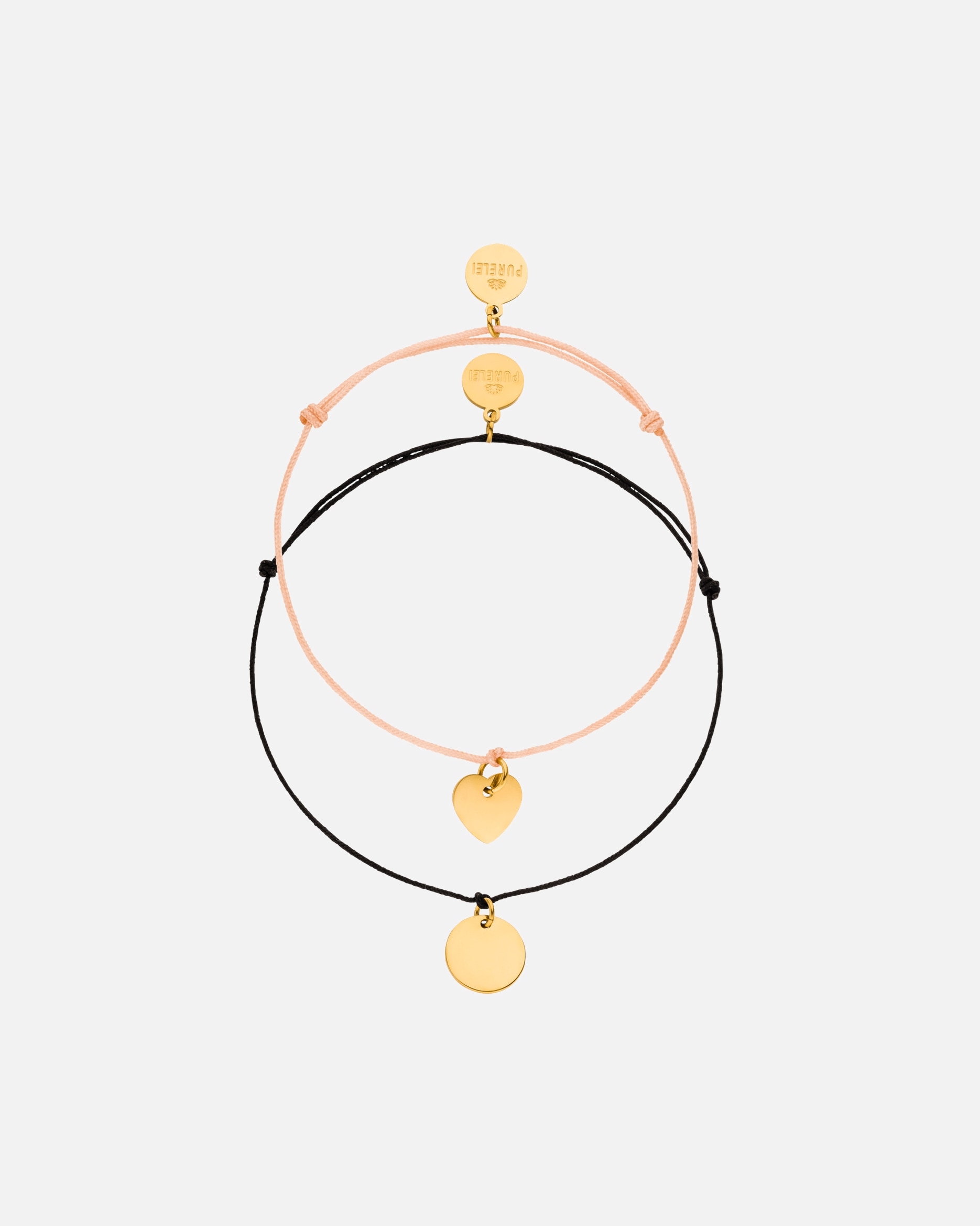 Schmuckset für Unisex Purelei Fate Armband-Set 100% Edelstahl Gold