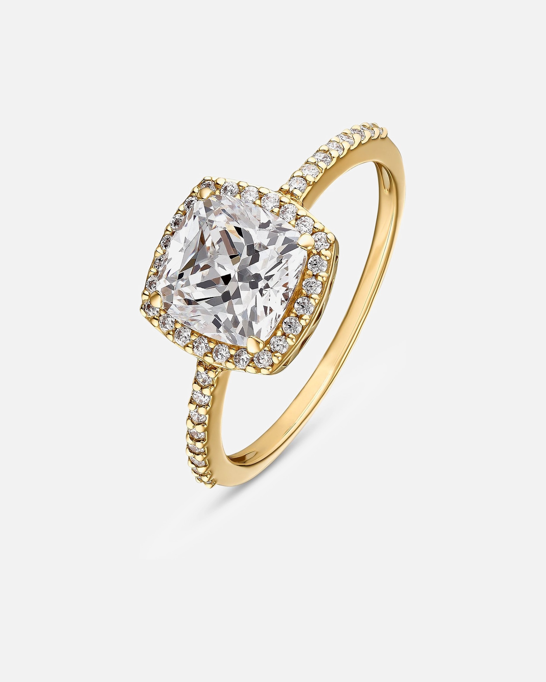 Ring für Weiblich CHRIST Damenring 375er Gelbgold 50