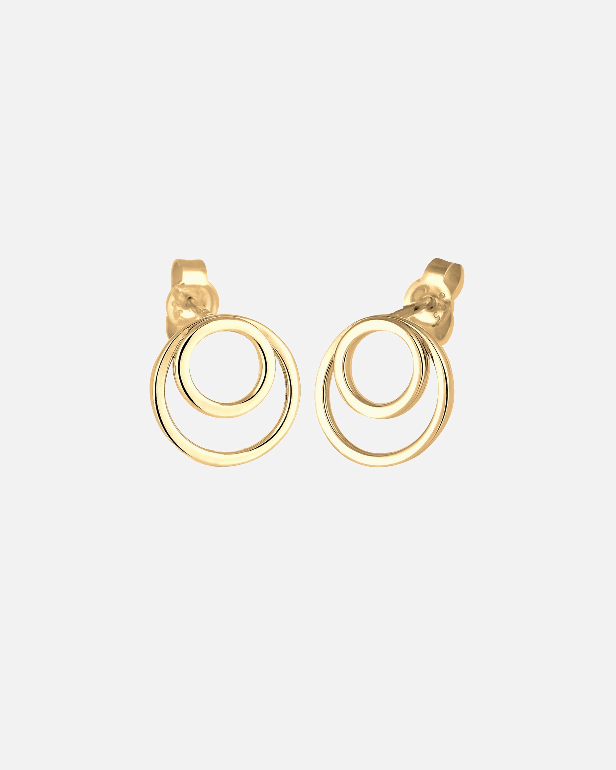 Ohrringe für Weiblich Elli Kreis Ringe Basic Geo Minimal 925 Sterling Silber 1 Stück