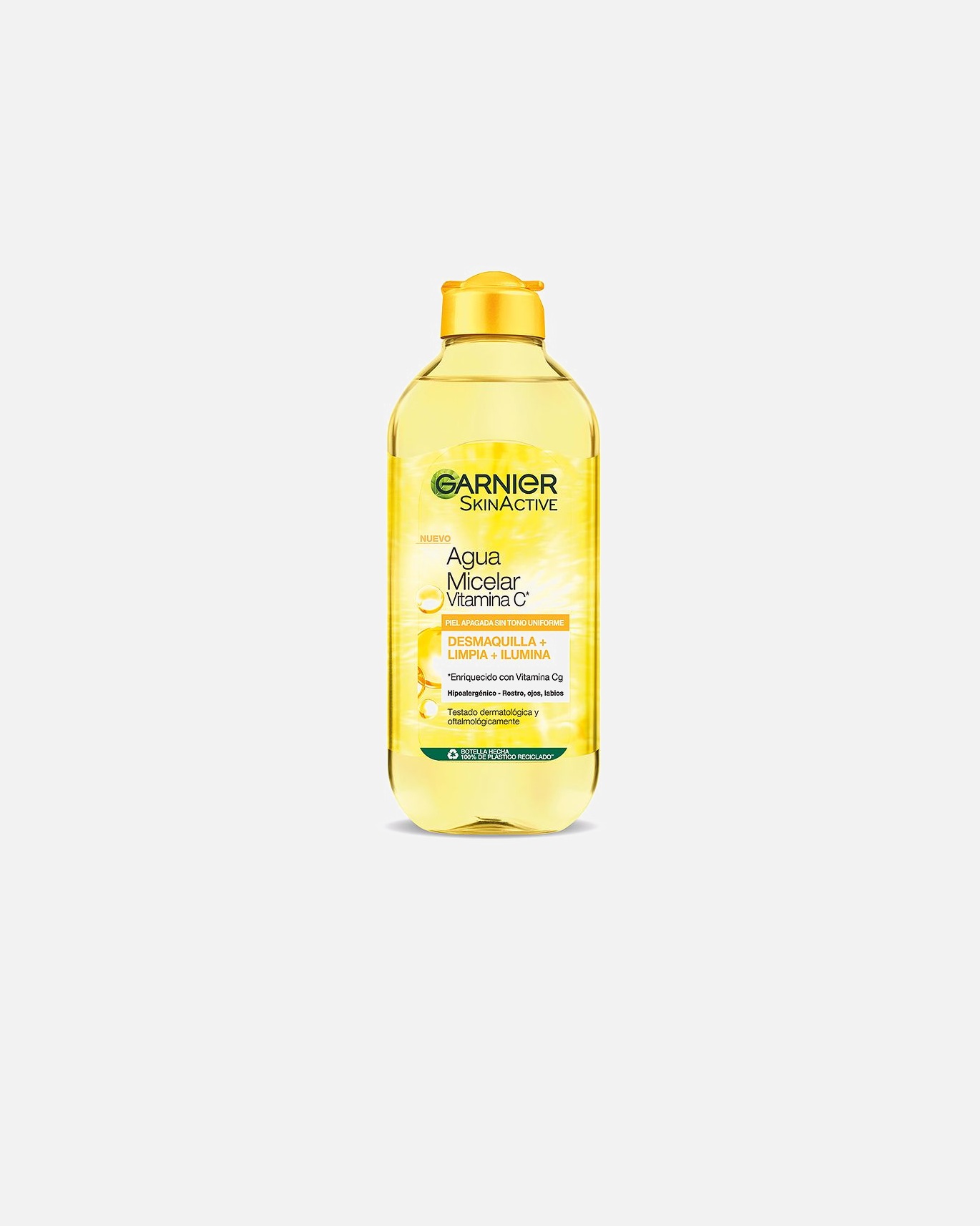 Mizellenwasser für Weiblich Garnier SKINACTIVE Vitamin C Mizellenwasser für matten, ungleichmäßigen Hautton 400 ml