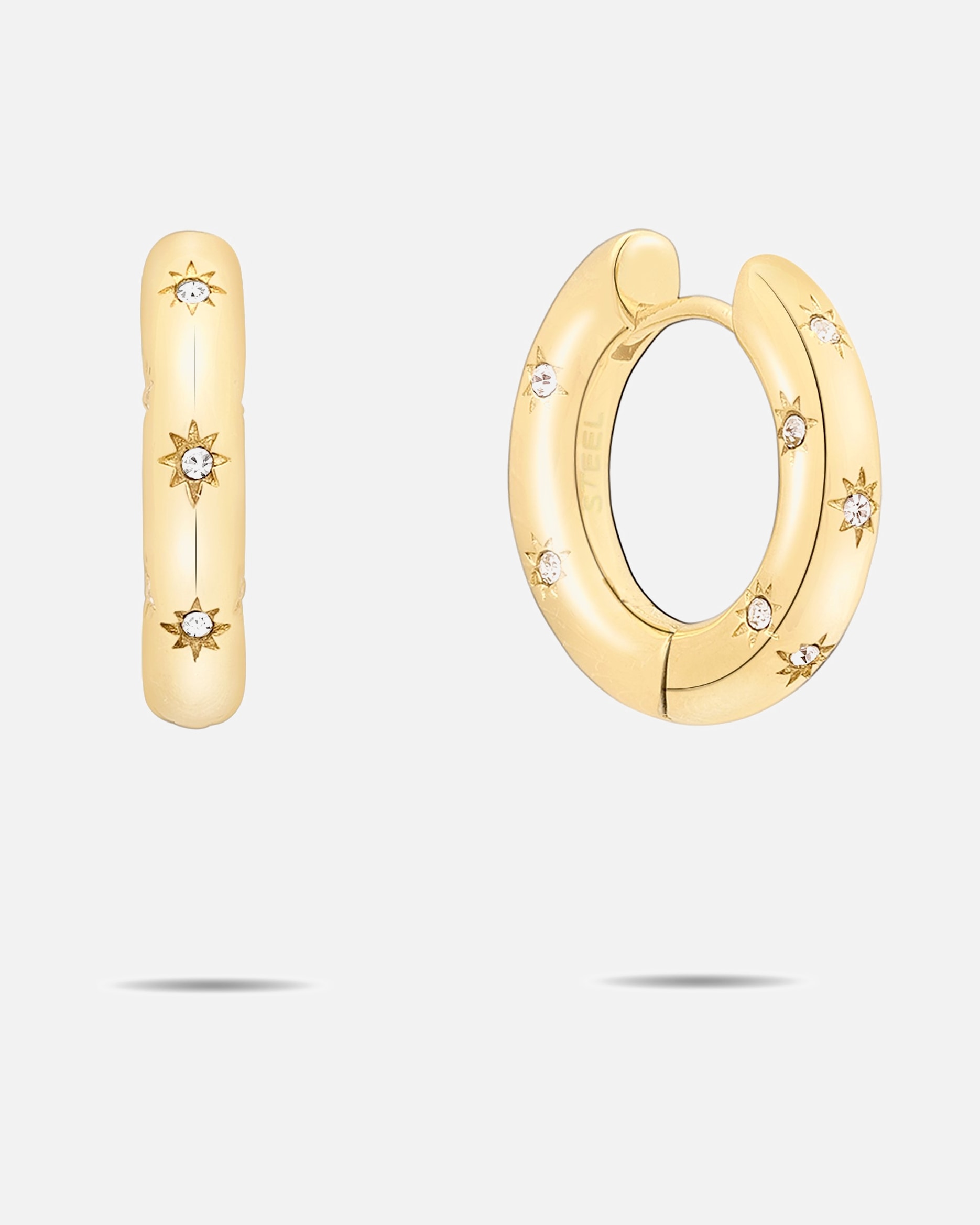 Ohrringe für Weiblich Tamaris Creolen Edelstahl gelbgold