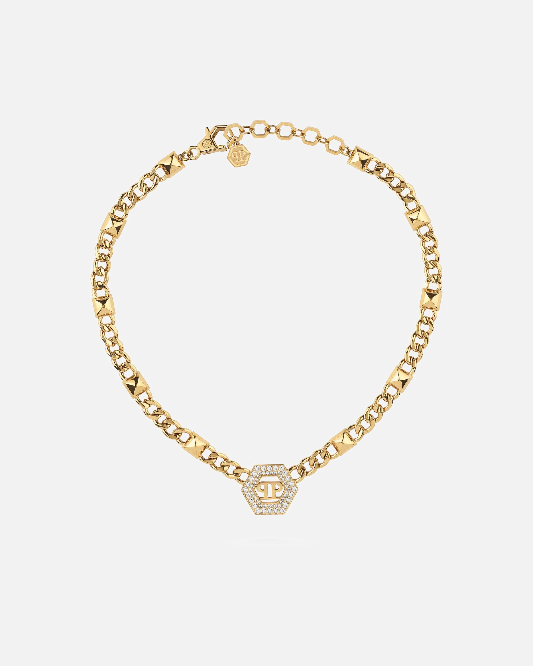 Kette für Weiblich PHILIPP PLEIN Kette Edelstahl, recycelt, Edelstahl, recycelt One Size