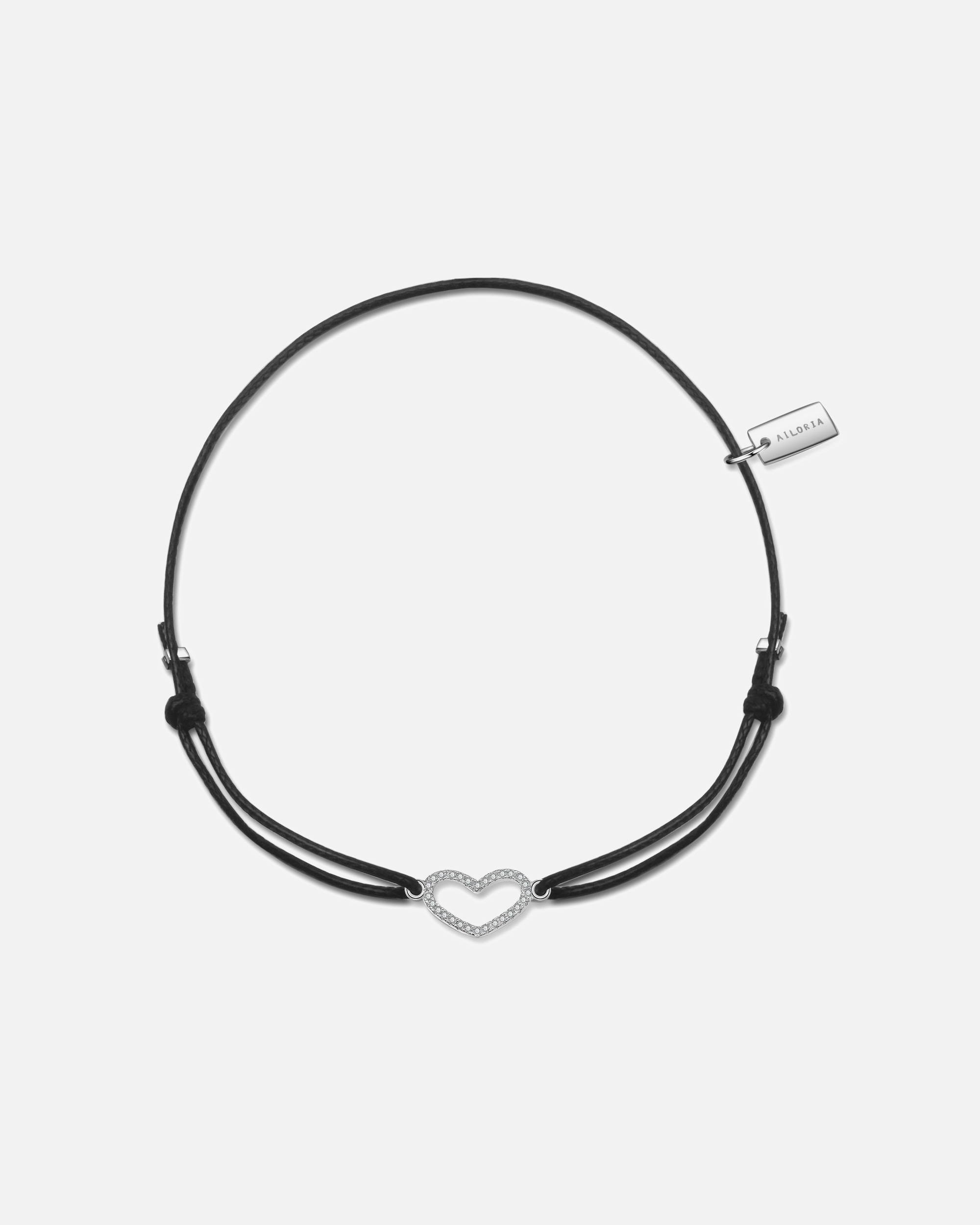 Armband für Weiblich Ailoria LÉA Armband schwarz/silber 1 Stück