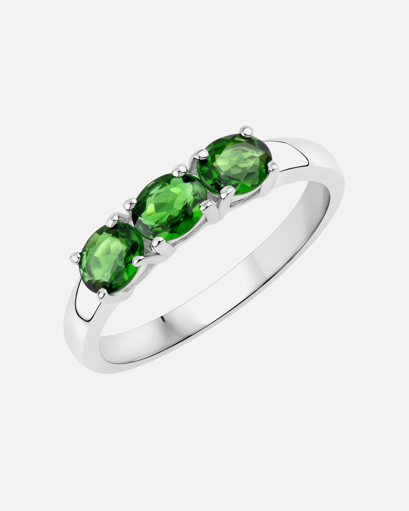 Ring für Weiblich Rafaela Donata Ring Sterling Silber Chromdiopsid in Silber 58