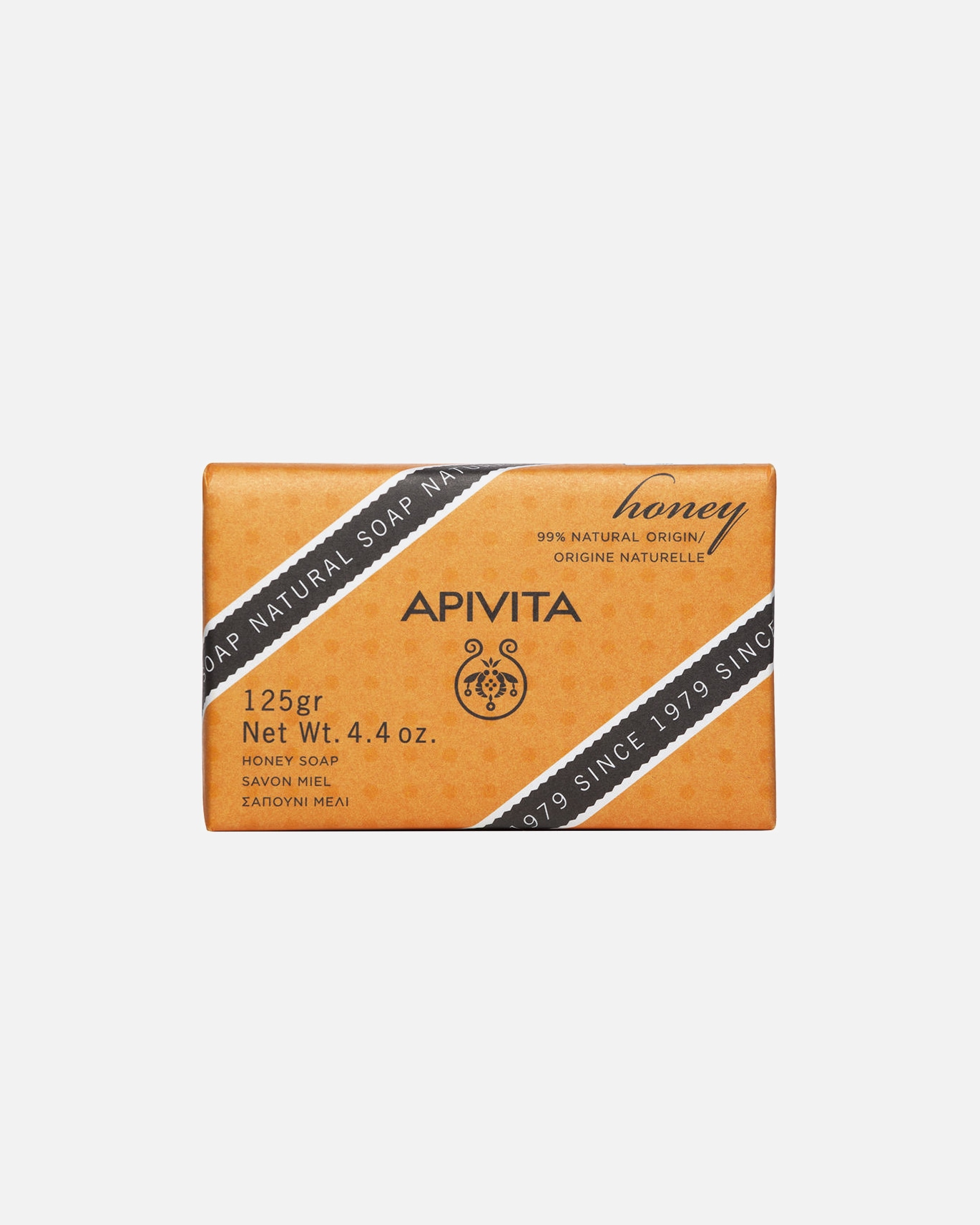 Handseife für Unisex Apivita JABÓN NATURAL con miel 125 gr