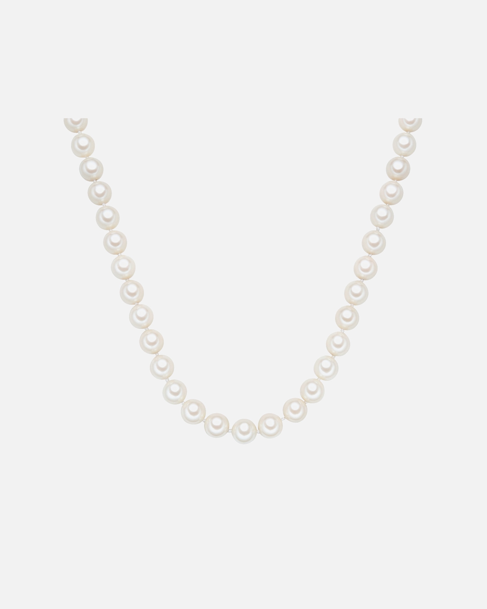Halskette für Weiblich Rafaela Donata Perlen-Kette Sterling Silber Muschelkernperle in Silber 1 Stück