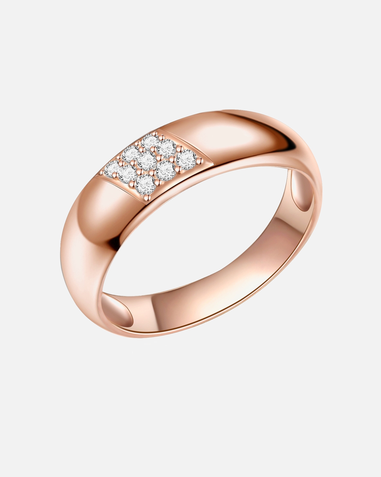 Ring für Weiblich Rafaela Donata Ring Sterling Silber Zirkonia in Roségold 52
