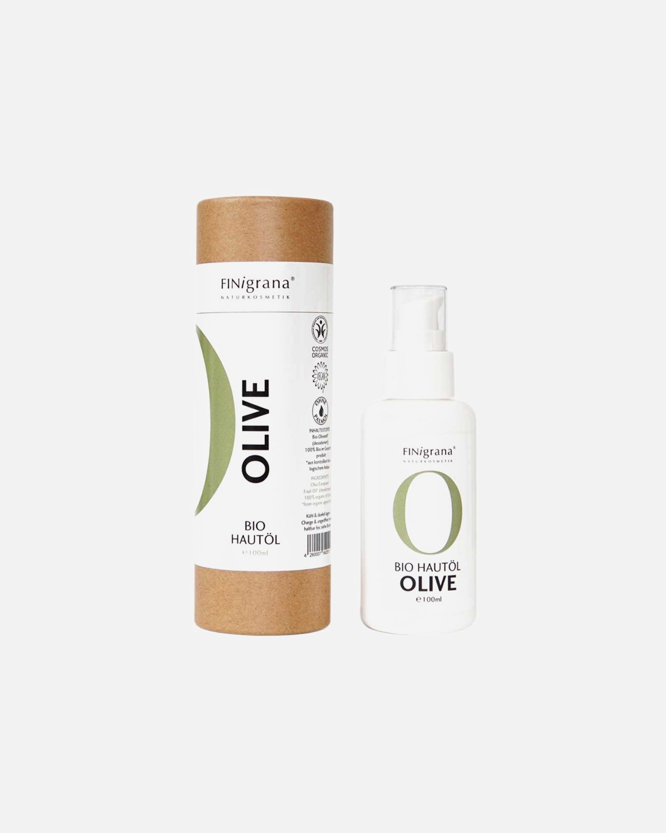 Gesichtsöl für Weiblich Finigrana Bio - Oliven Haut-Öl Bio - Oliven Haut-Öl 100ml