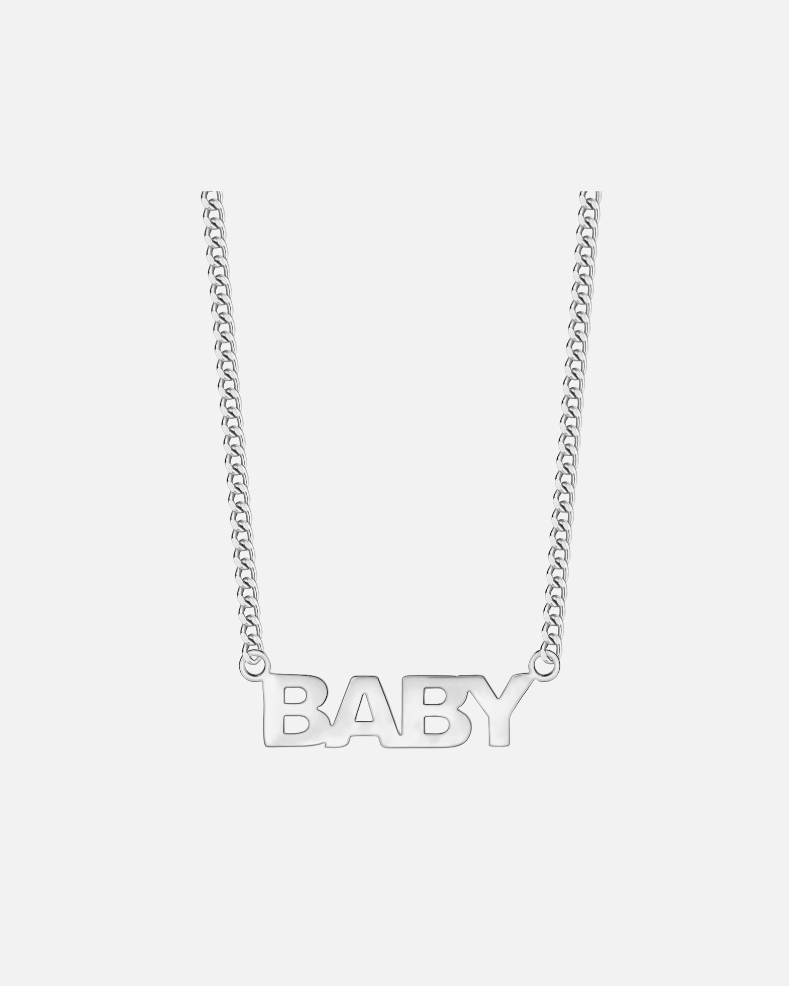 Halskette für Weiblich EASTSIDE Halskette BABY aus Edelstahl in Silber 1 Stück