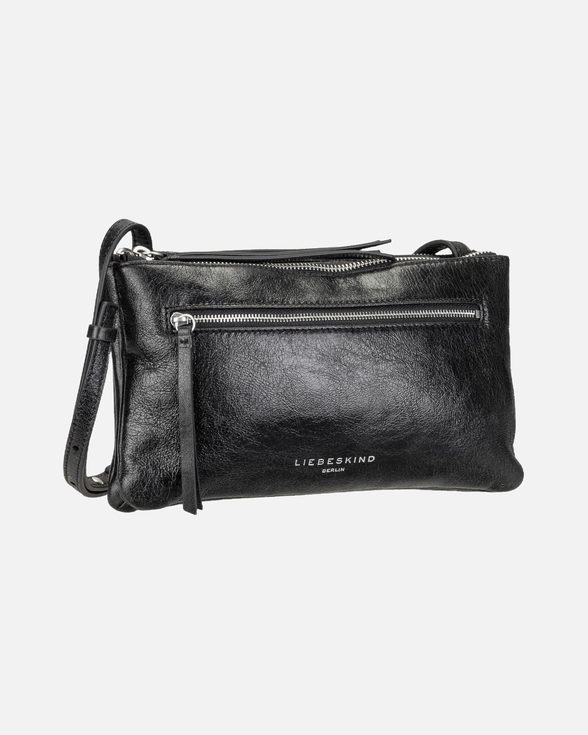 Rucksack für Weiblich Liebeskind Bodybag Zena Crossbody S Double Lamb Crunch black