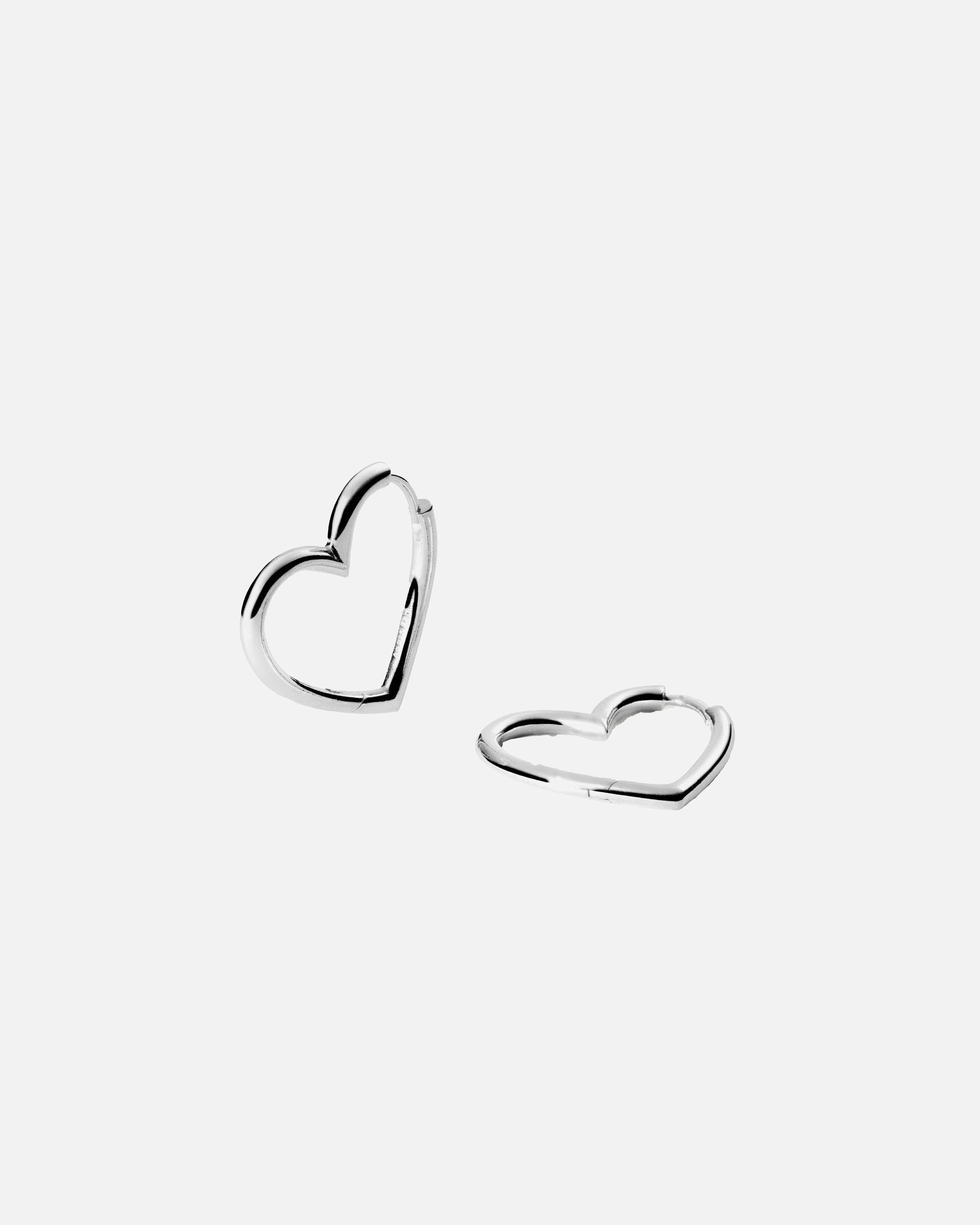 Ohrringe für Weiblich Purelei Hearts Creolen 100% Sterling Silber Onesize