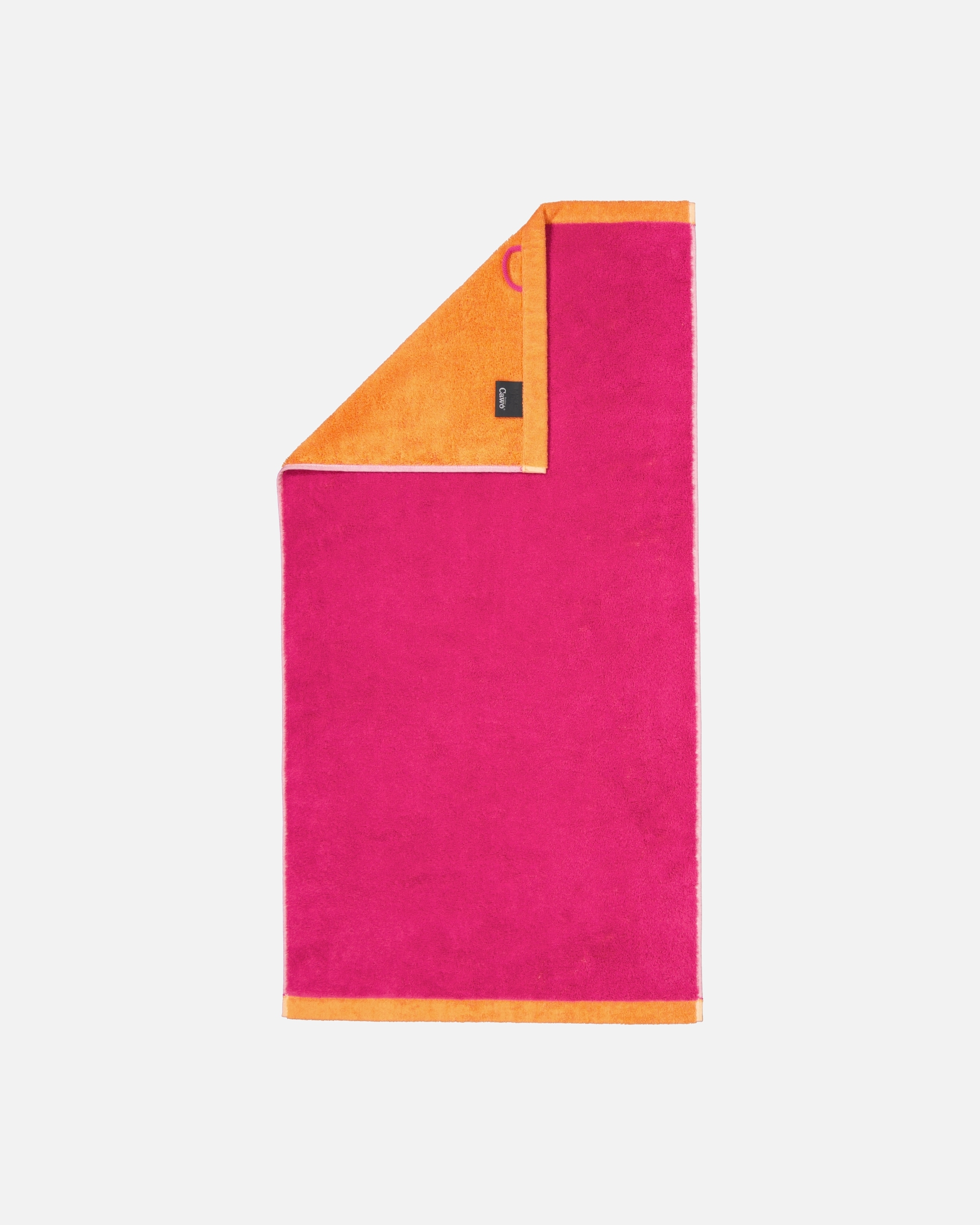Handtuch für Unisex Cawö Cawö Handtücher Lifestyle Splash 7071 pink/mandarine - 23 Handtuch 50x100 cm