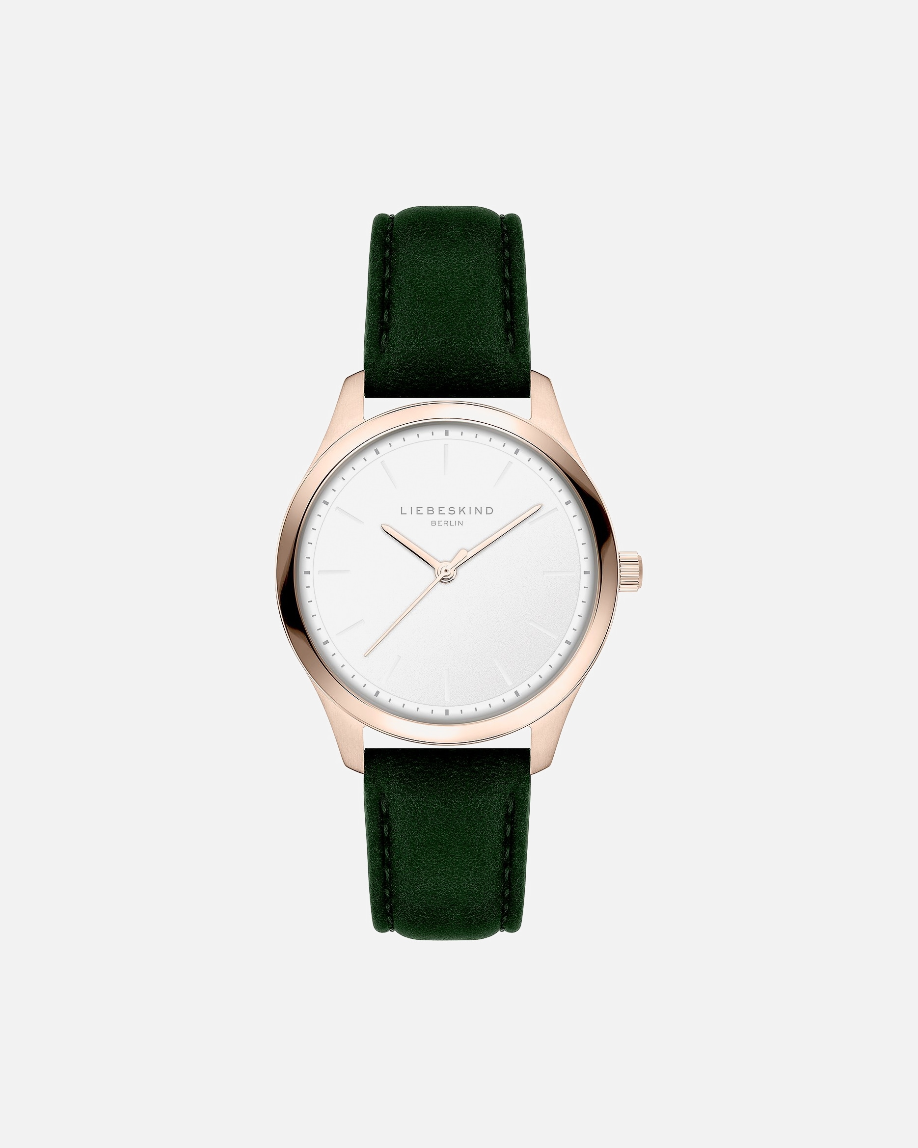 Uhr für Weiblich Liebeskind Damenuhr Edelstahl grün, silber