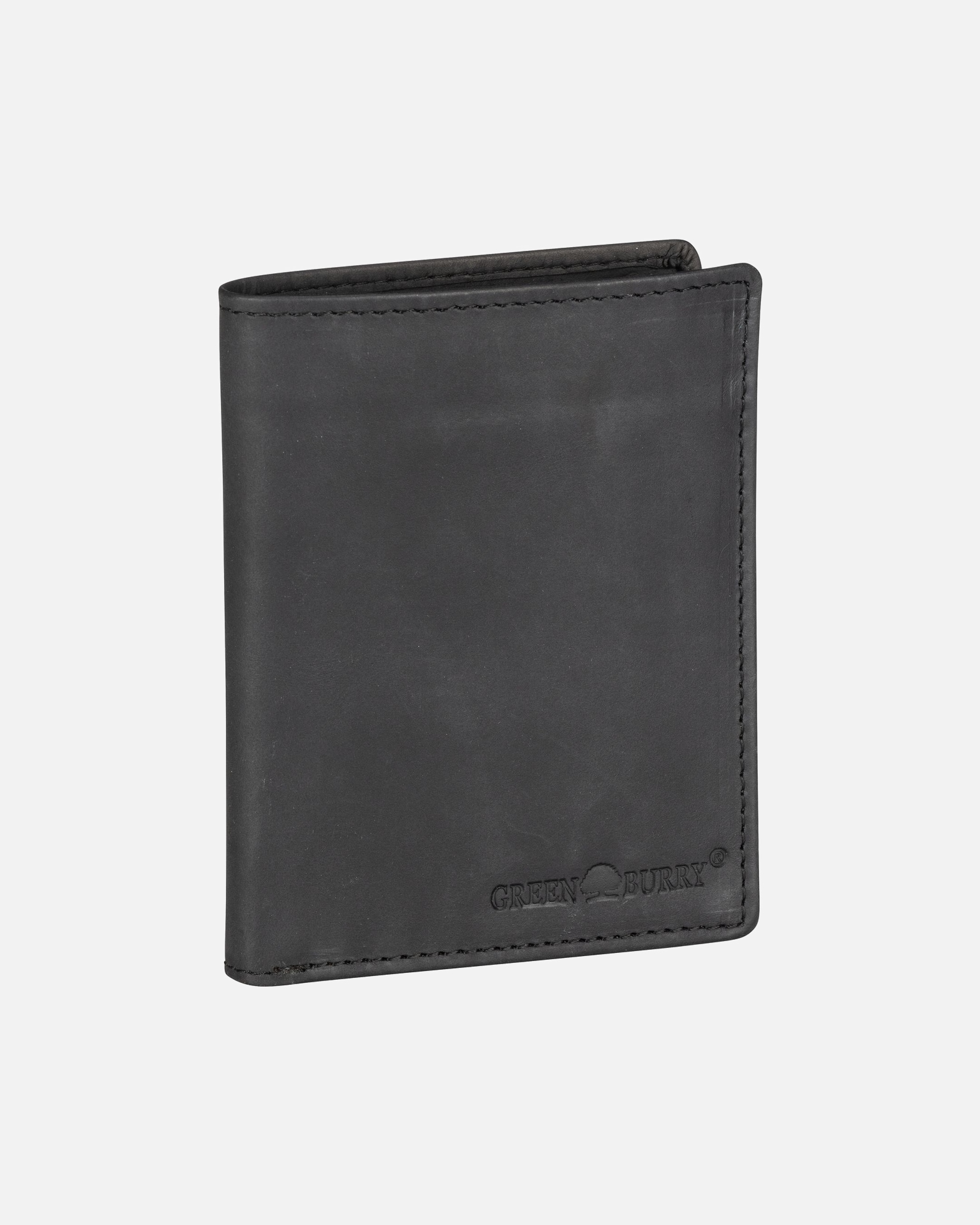 Portemonnaie für Männlich Greenburry Geldbörse Vintage 1701 RFID Black