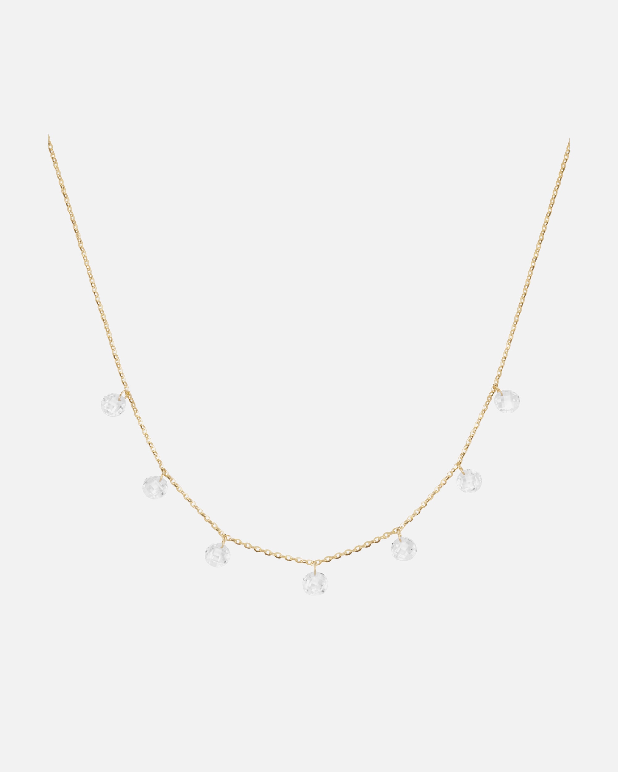 Halskette für Weiblich Luigi Merano Collier mit Zirkonia Steinen, Gold 375 45 cm