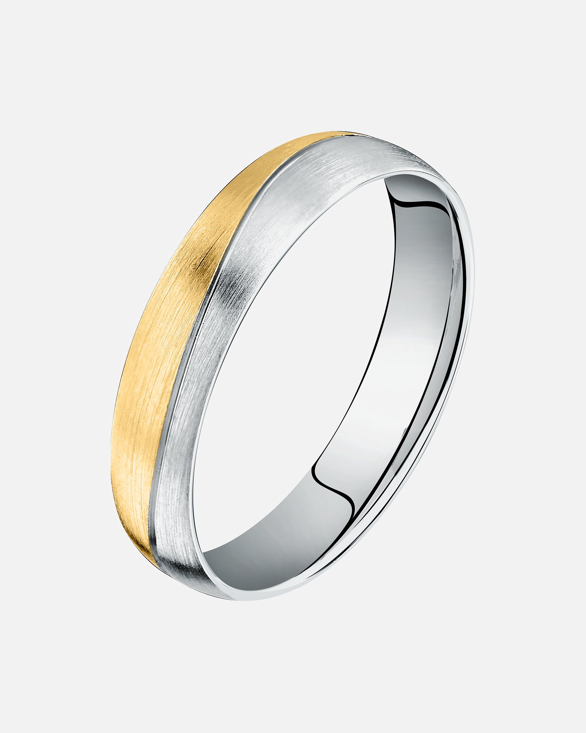 Ring für Männlich CHRIST Herrenring 375er Weißgold, 375er Gelbgold 62