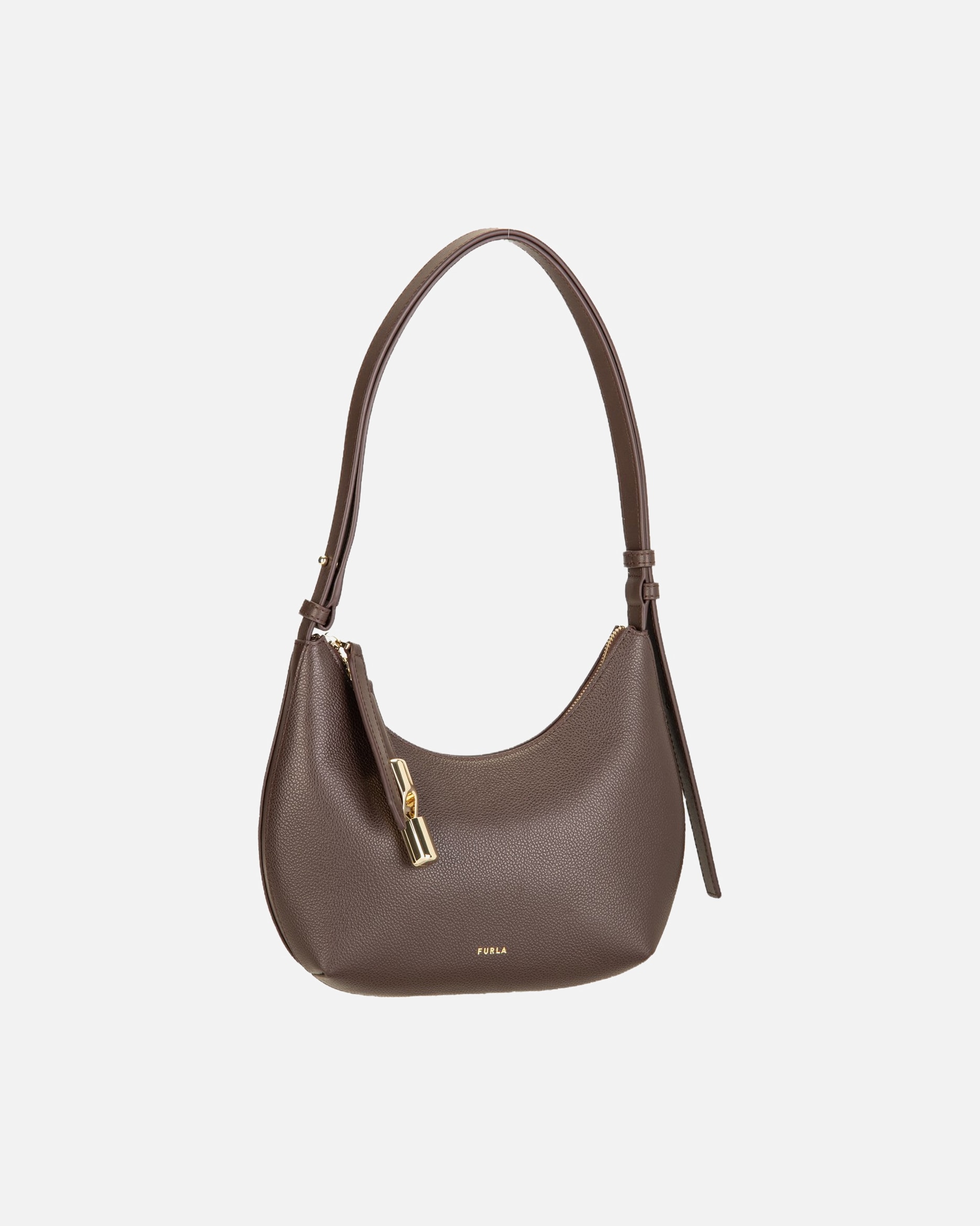 Handtasche für Weiblich Furla Schultertasche Goccia S Shoulder Bag Cioccolato