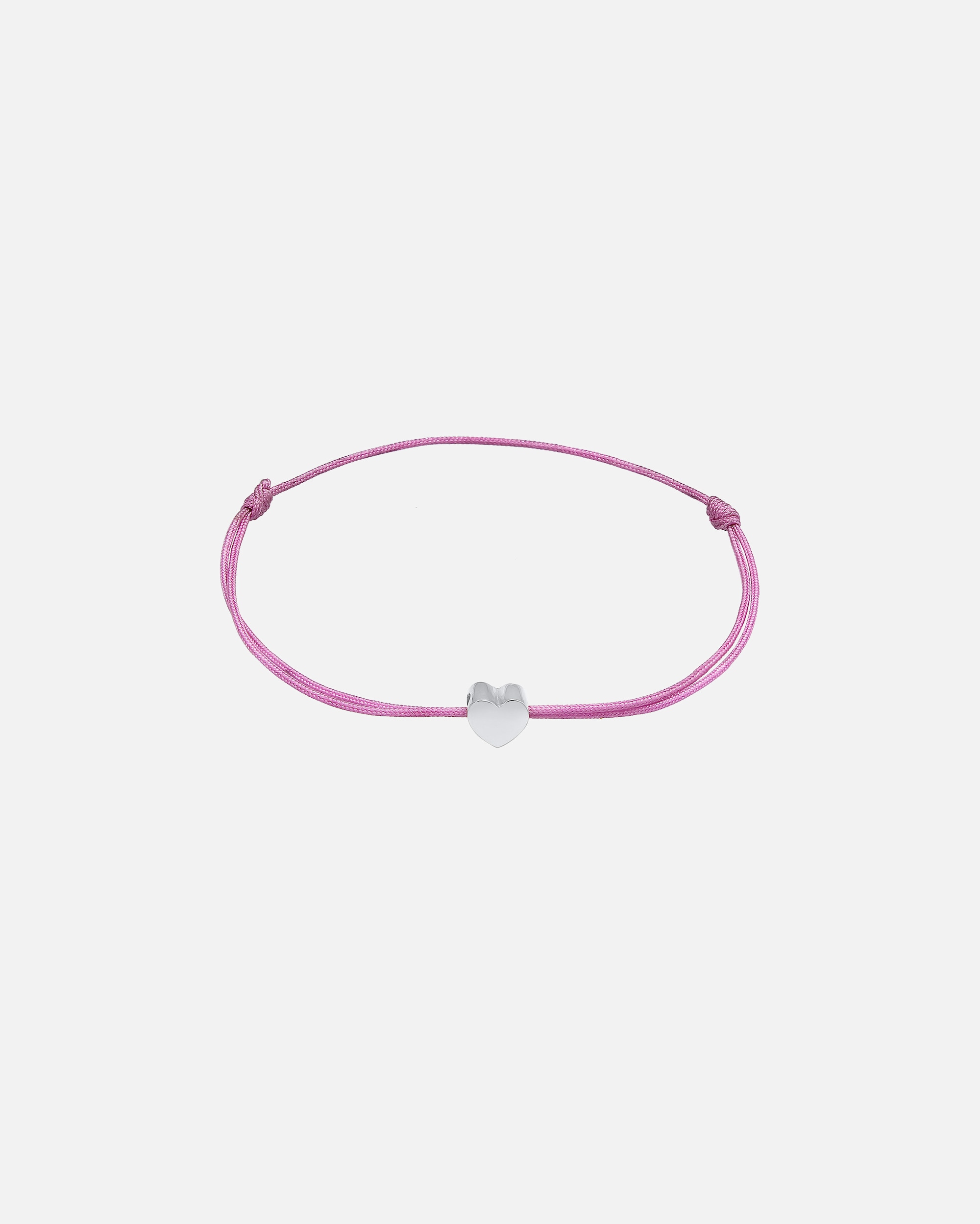 Armband für Weiblich Elli Herz Liebe Textilband Trend 925 Silber 1 Stück