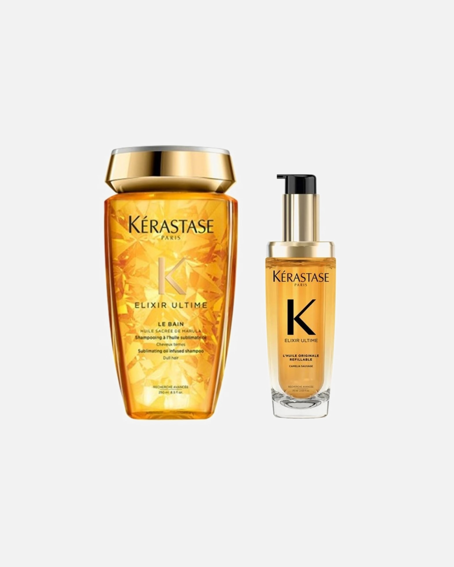 Haarpflegeset für Weiblich Kérastase Elixir Ultime 2er Set (Bain / Huile) 1 Stück