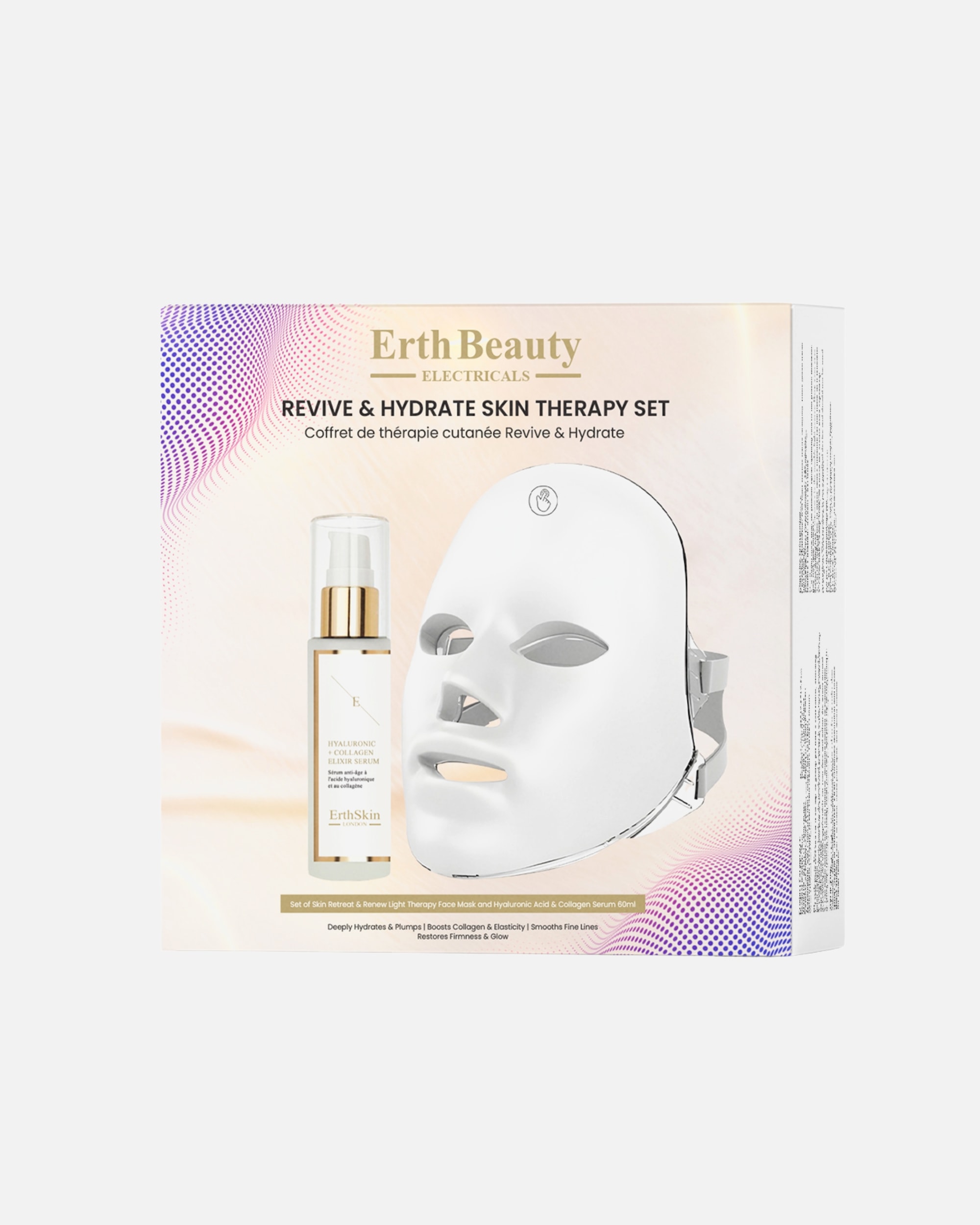 Elektrisches Gesichtsmassagegerät für Weiblich ErthSkin London Revive & Hydrate Hautpflege-Set 1 Stück
