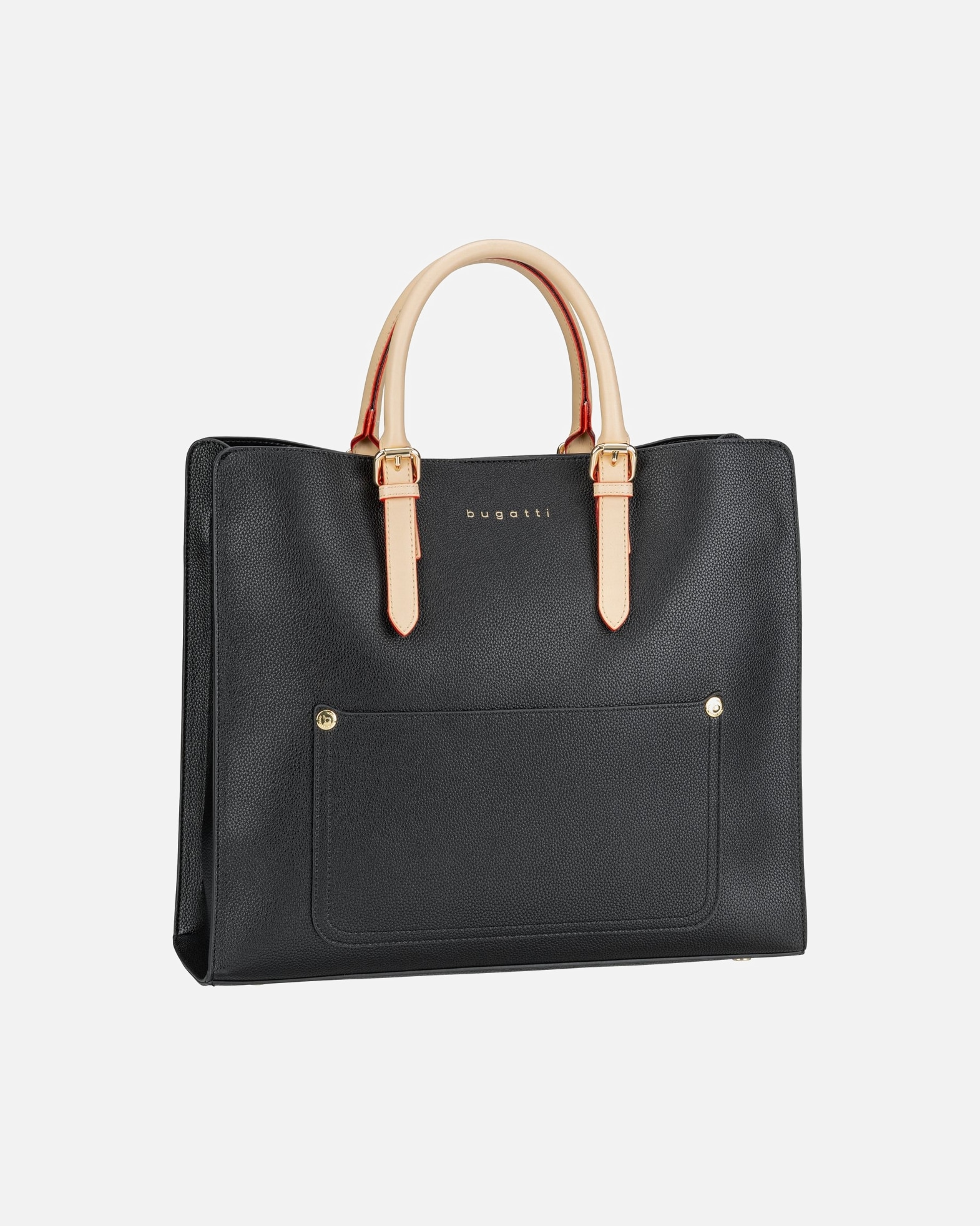 Shopper für Weiblich Bugatti Handtasche Ella Top Handle L Schwarz