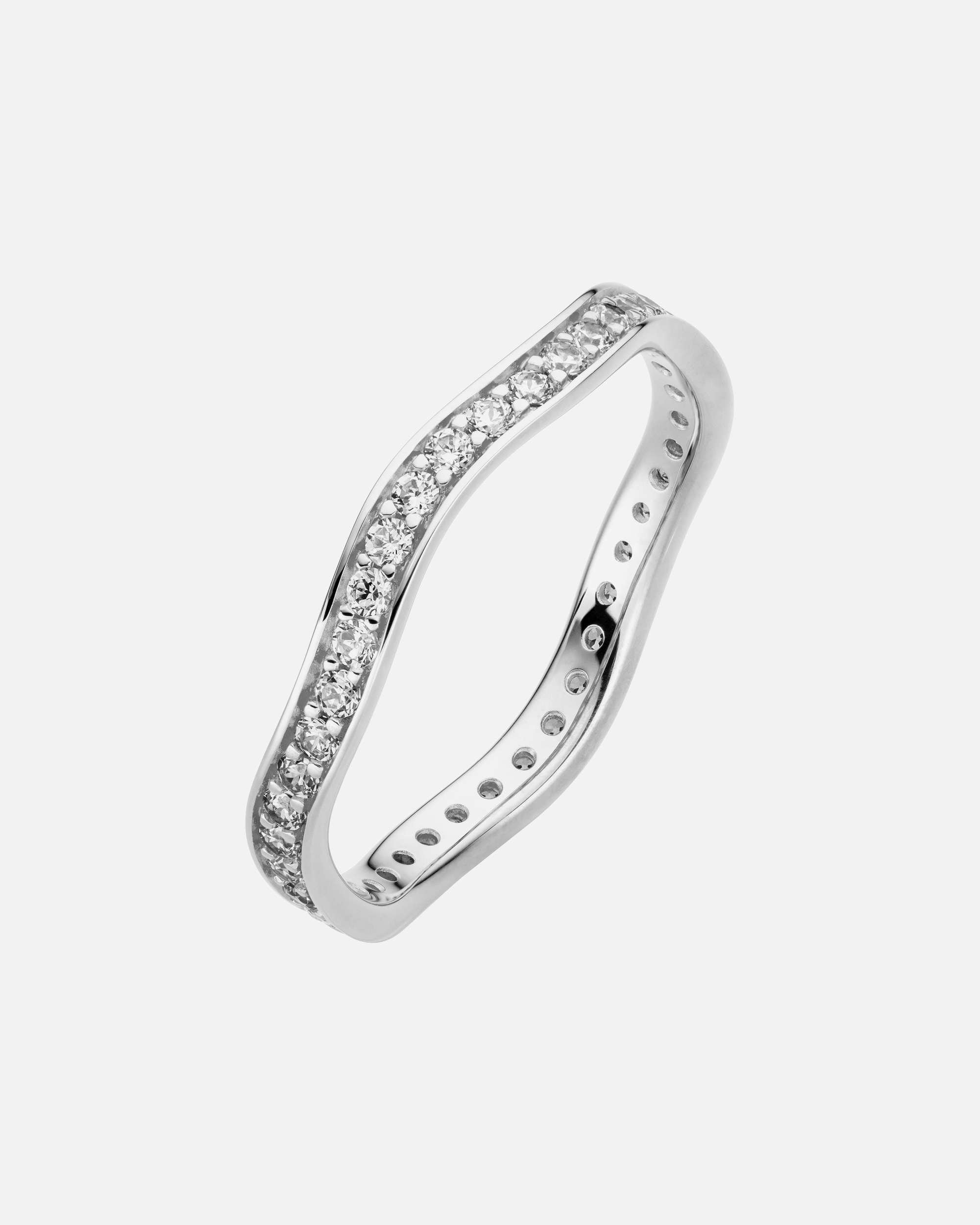 Ring für Weiblich Orolino Ring 333/- Gold Zirkonia weiß 060 (19,1)