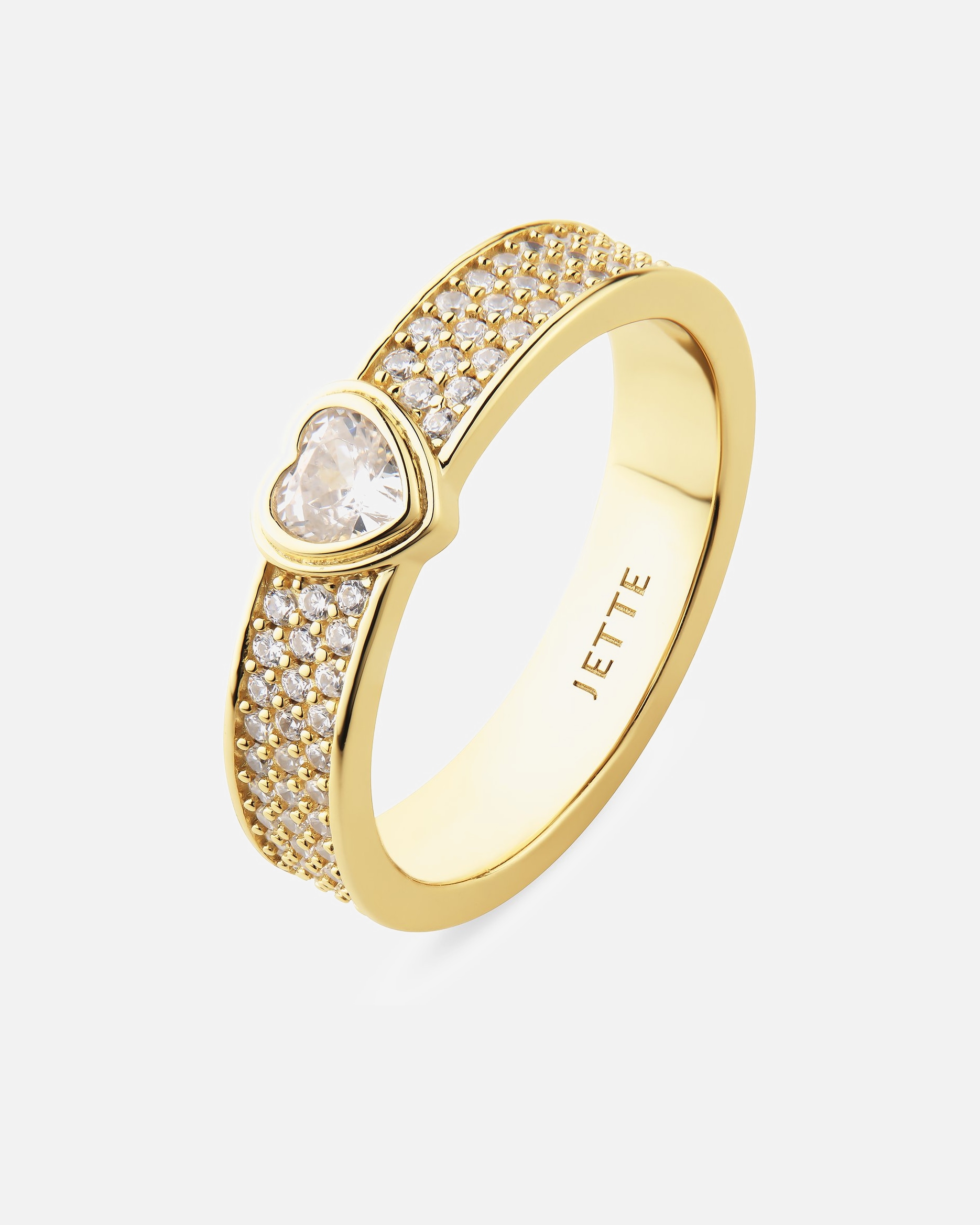 Ring für Weiblich Jette Damenring 925er Silber 57