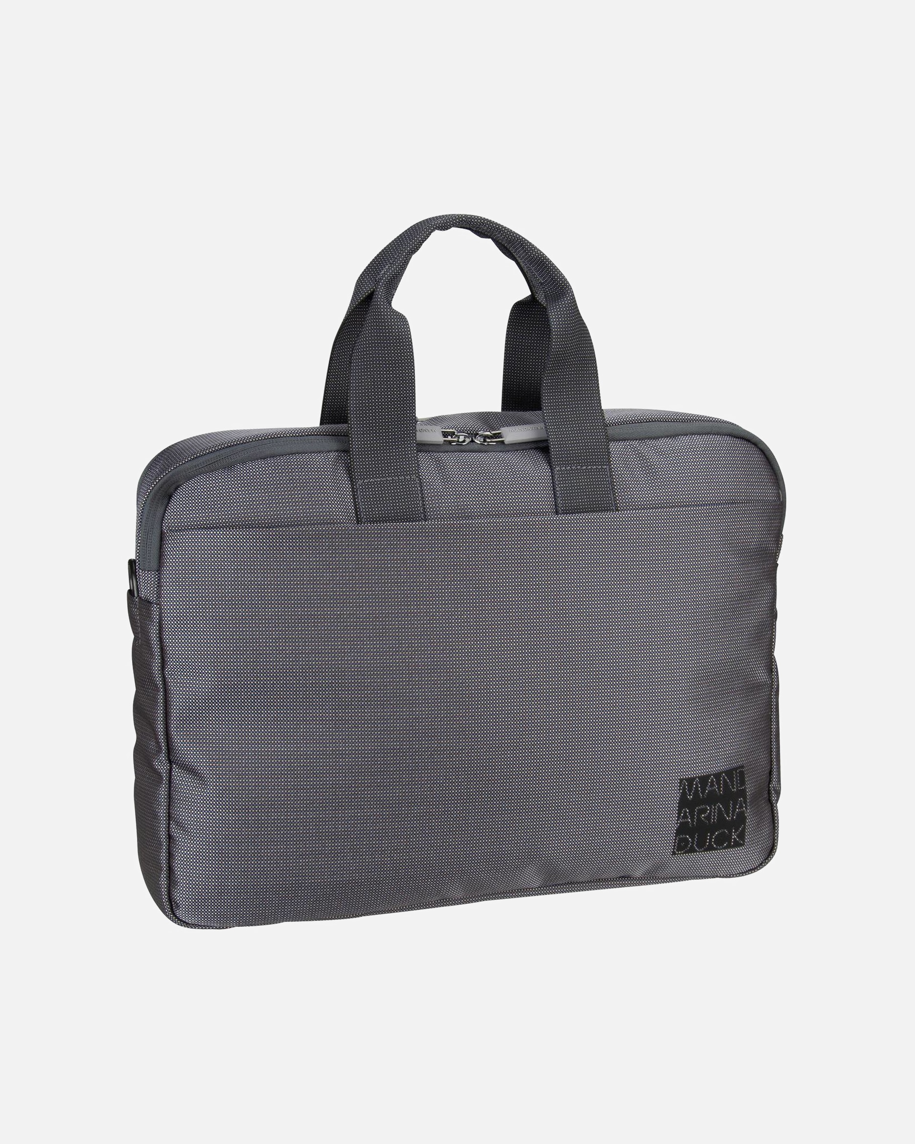 Laptoptasche für Männlich Mandarina Duck Aktentasche District KPC03 Steel