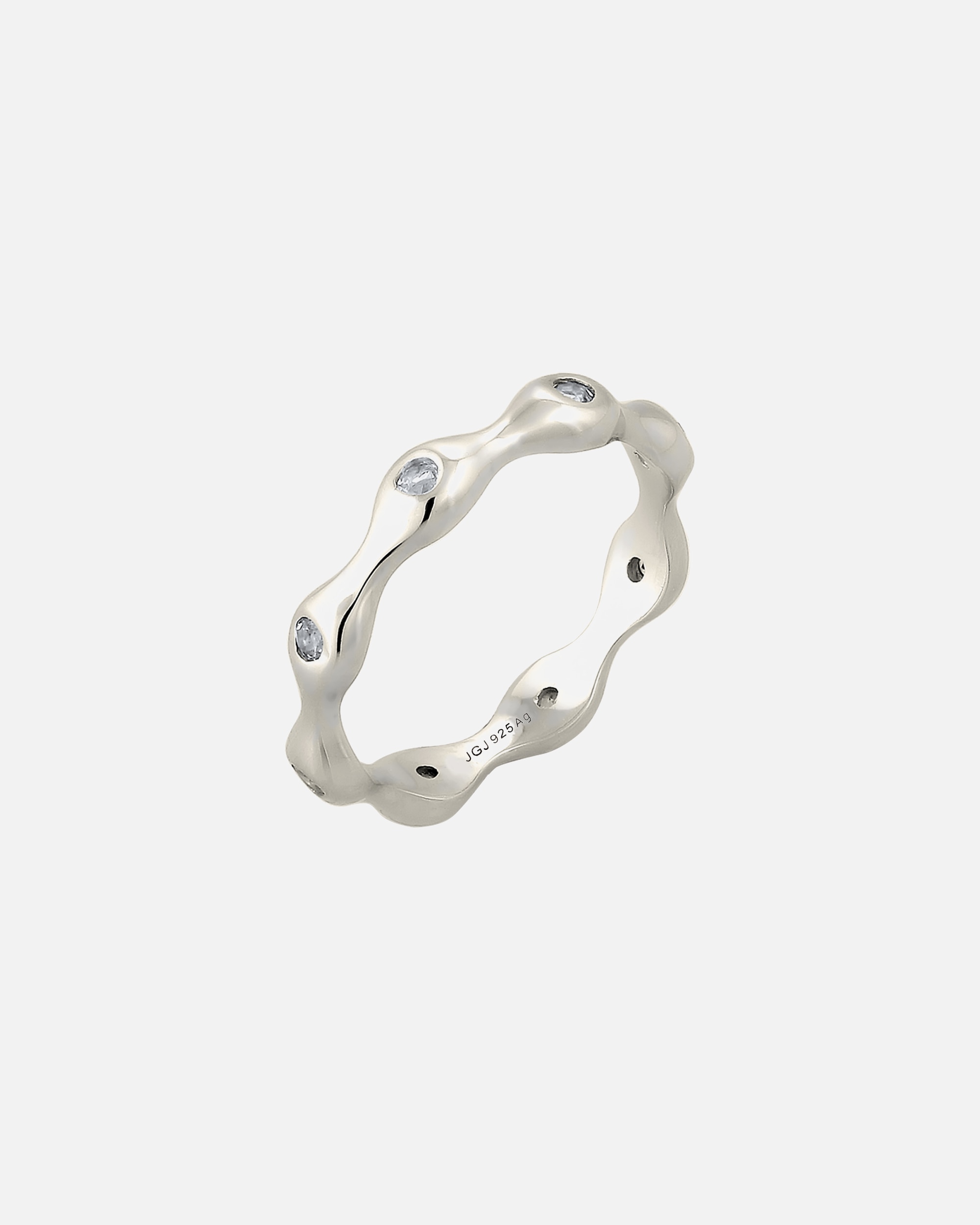Ring für Weiblich Elli PREMIUM Topas Weiß Vintage Look 925 Sterling Silber 54