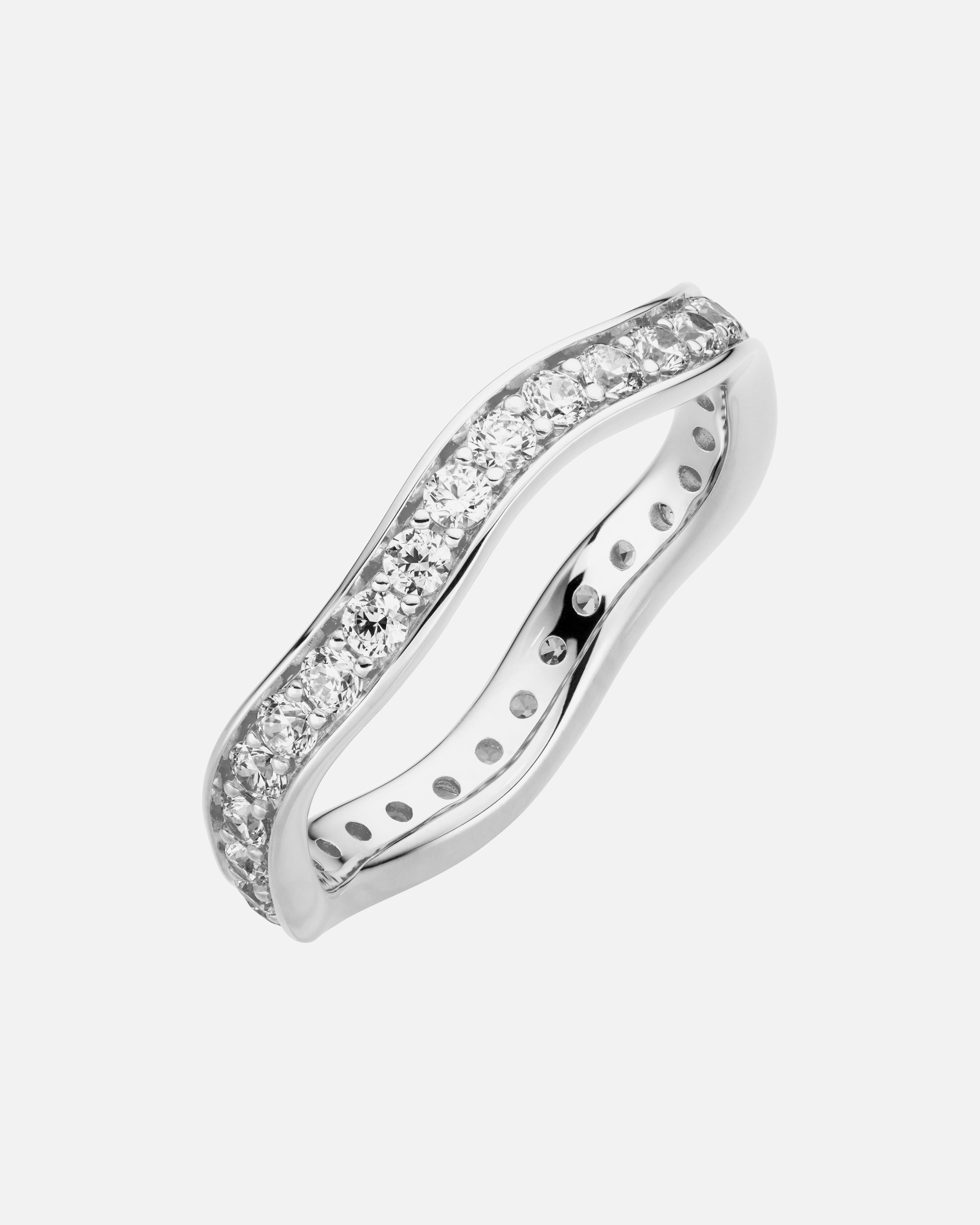 Ring für Weiblich Orolino Ring 333/- Gold Zirkonia weiß 058 (18,5)