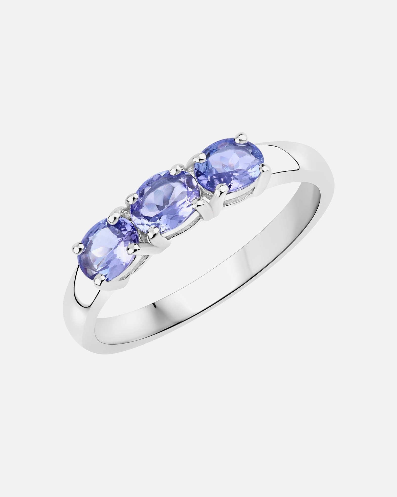 Ring für Weiblich Rafaela Donata Ring Sterling Silber Tansanit in Silber 52