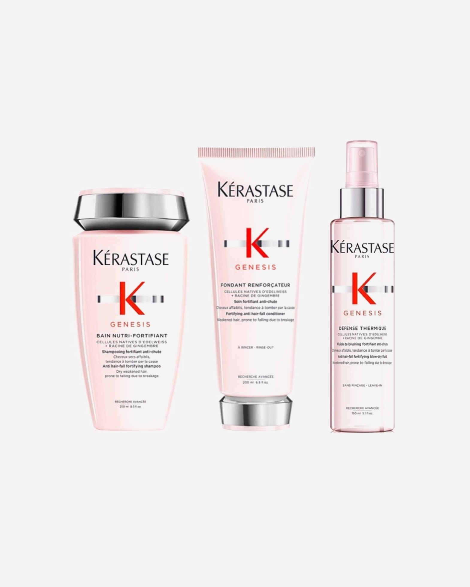 Haarpflegeset für Weiblich Kérastase Genesis NUTRI 3er Set (Bain / Fondant / Defense Thermique) 1 Stück