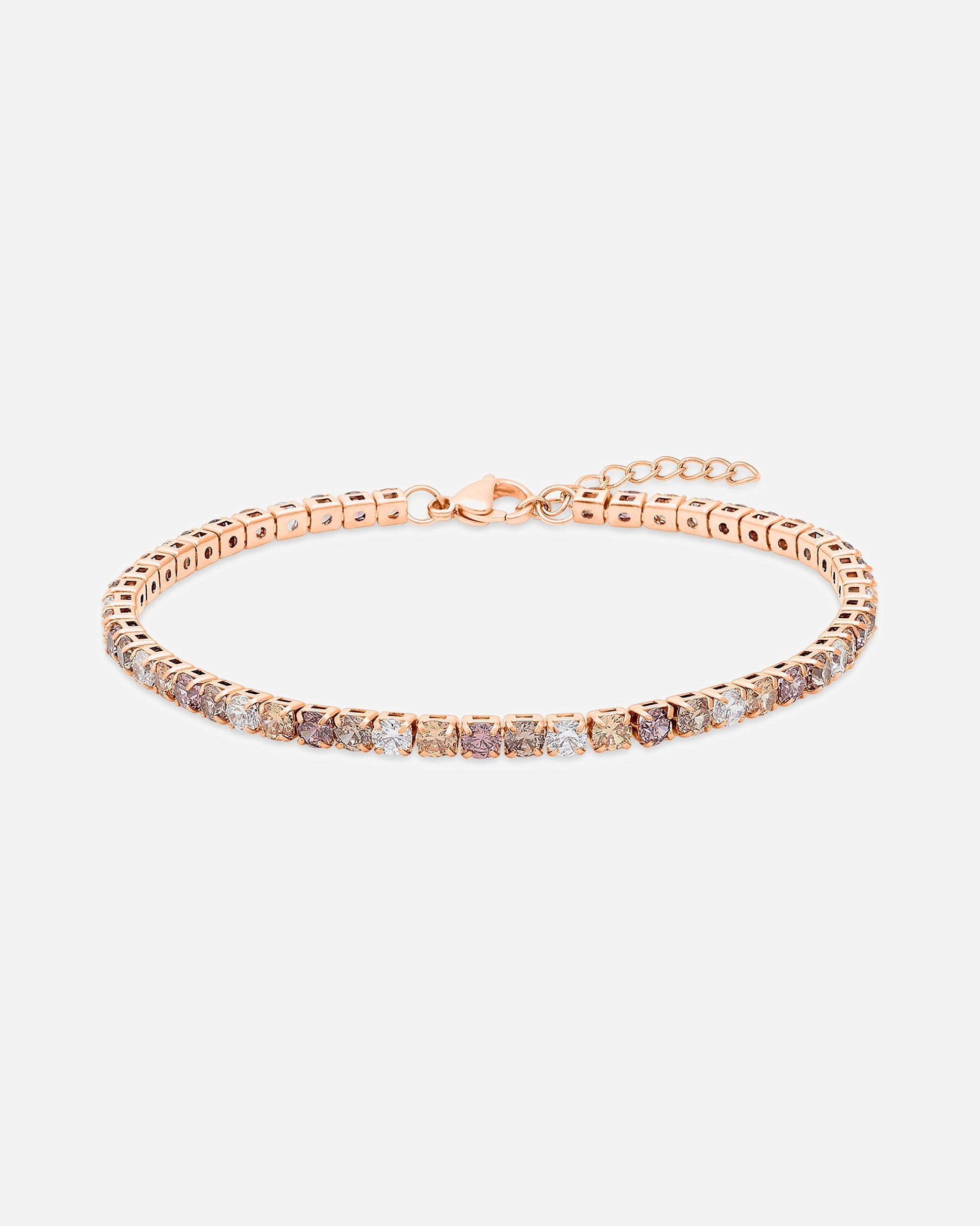 Armband für Weiblich s.Oliver Armband Edelstahl, Farbstein gold, mehrfarbig