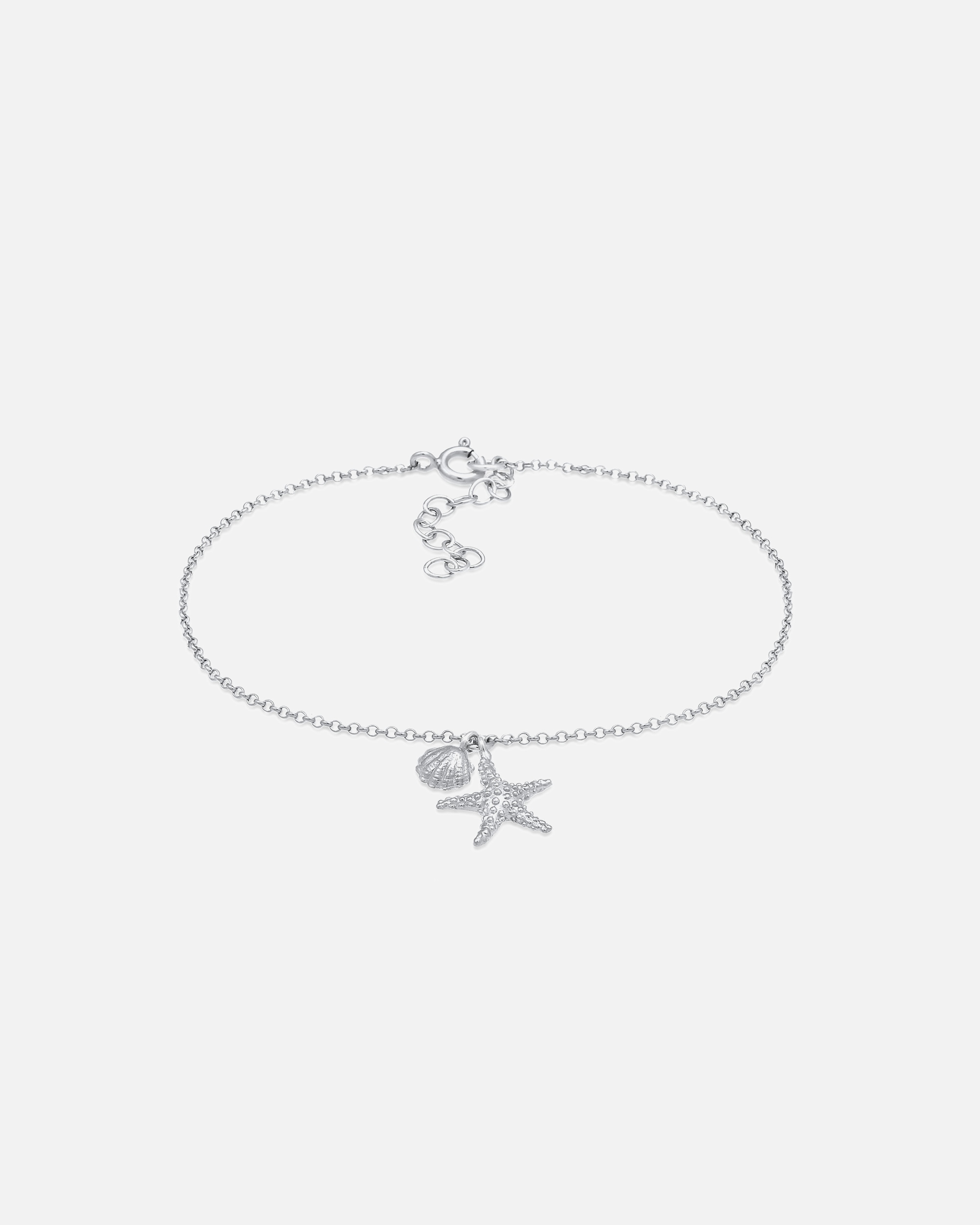 Armband für Weiblich Elli Seestern Muschel Meer Maritim 925 Silber 1 Stück