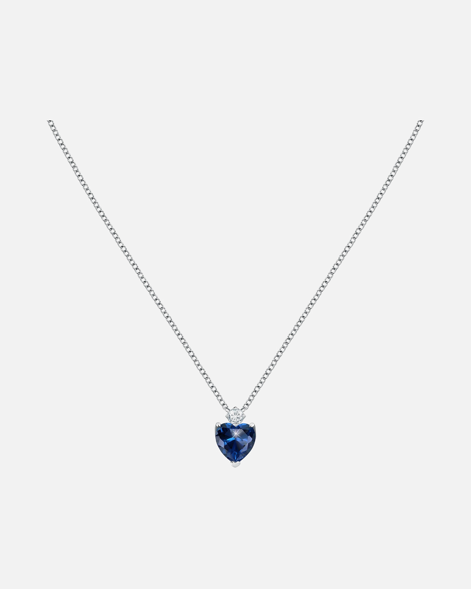 Halskette für Weiblich Morellato Default Brand Line Kette 925er Silber, recycelt blau, silber