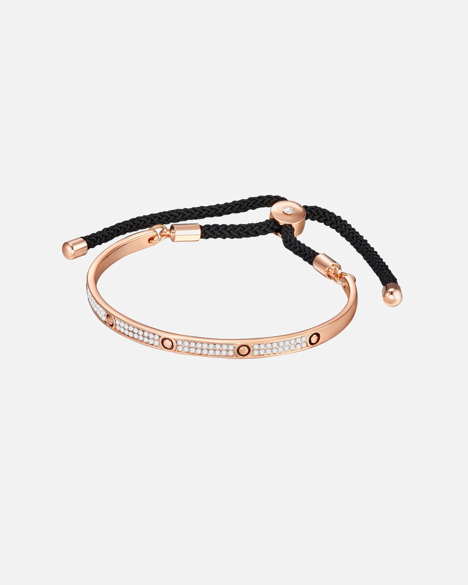 Armband für Weiblich Lulu & Jane Armband Metall-Legierung Crystal in Roségold 1 Stück
