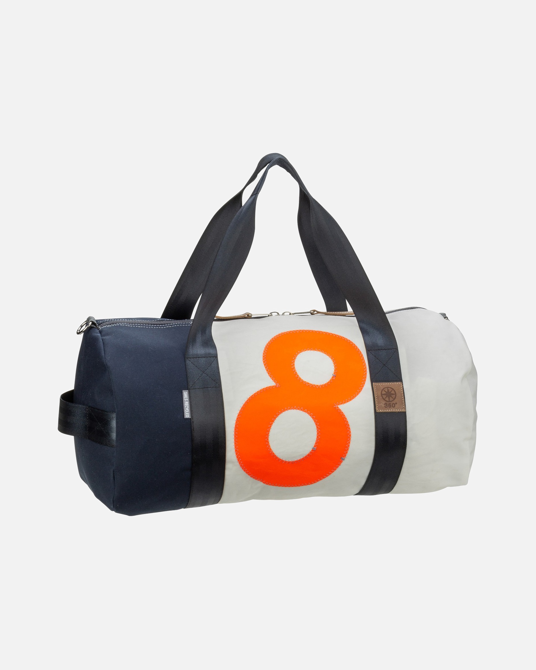 Tasche für Unisex 360Grad Sporttasche Pirat Weiß/Navy