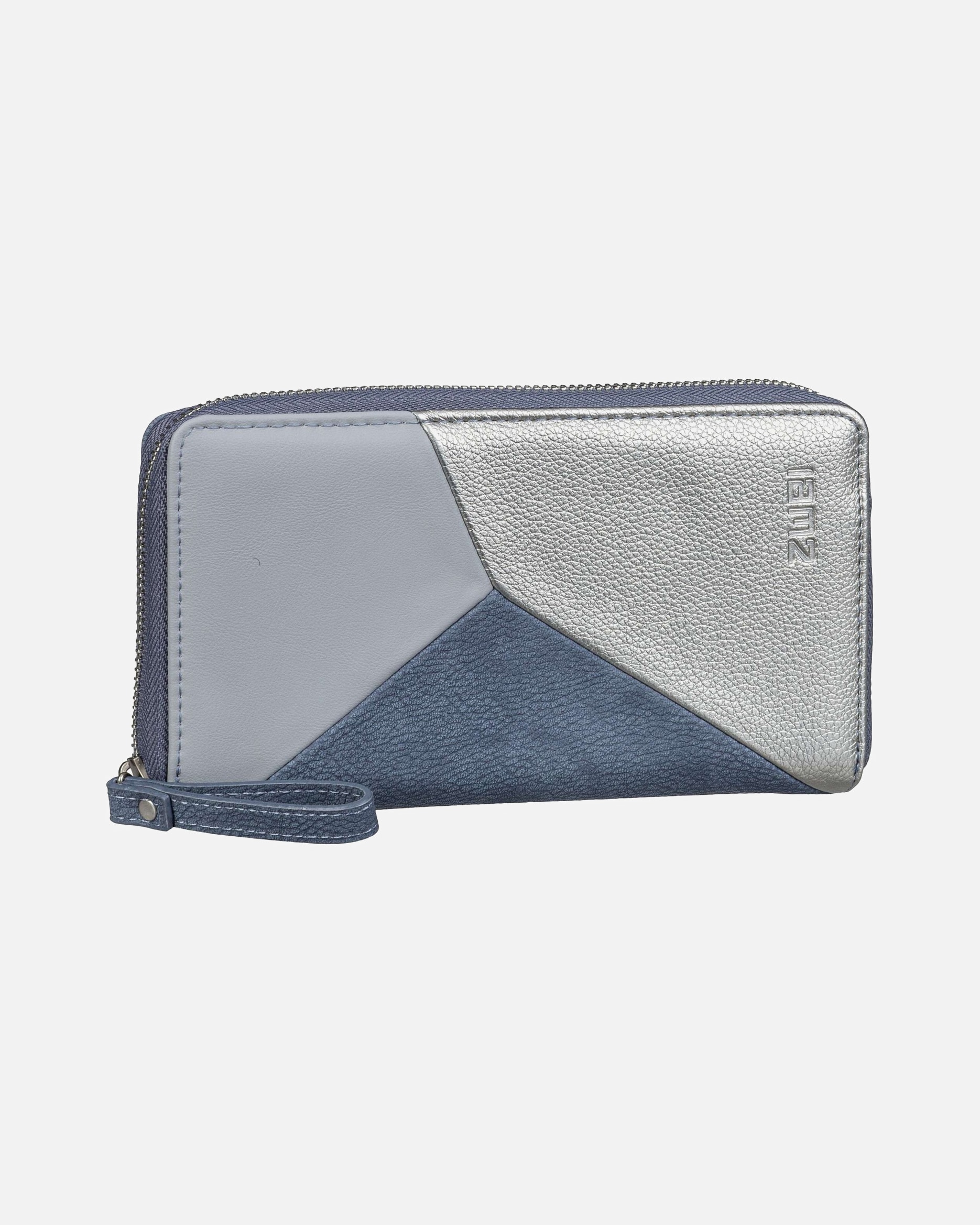 Portemonnaie für Weiblich ZWEI Geldbörse Jana J2 Nubuk/Sky