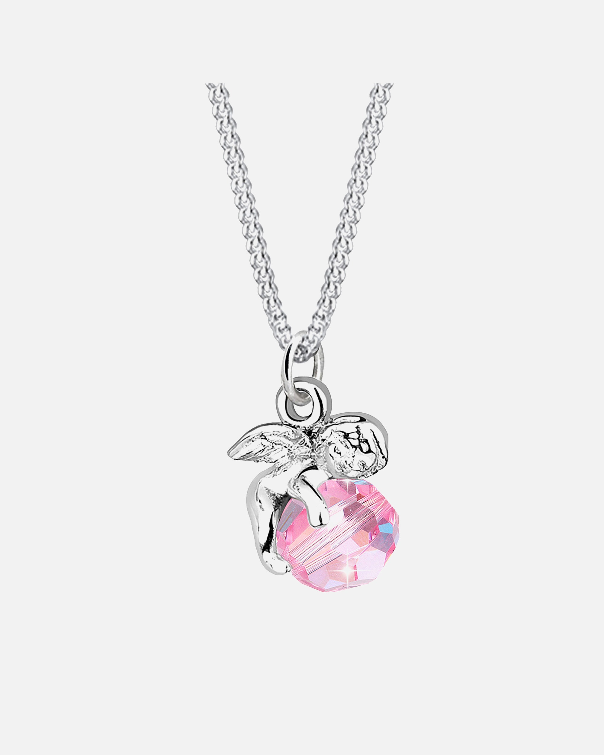 Halskette für Weiblich Elli Engel Kugel Flügel Kristall 925 Sterling Silber 1 Stück