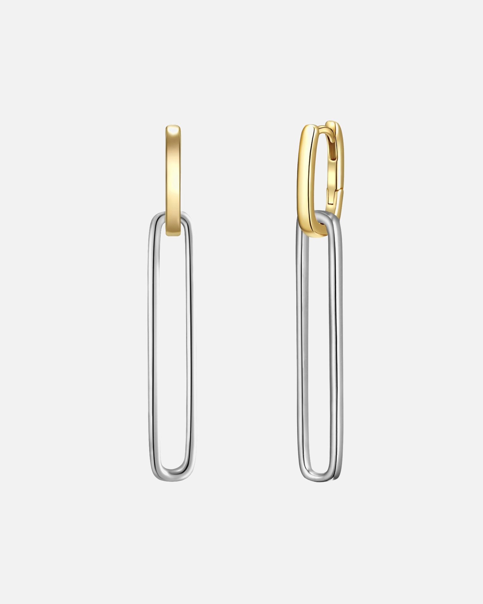Creolen für Weiblich Glanzstücke München Creolen Sterling Silber in Silber/Gelbgold 1 Stück