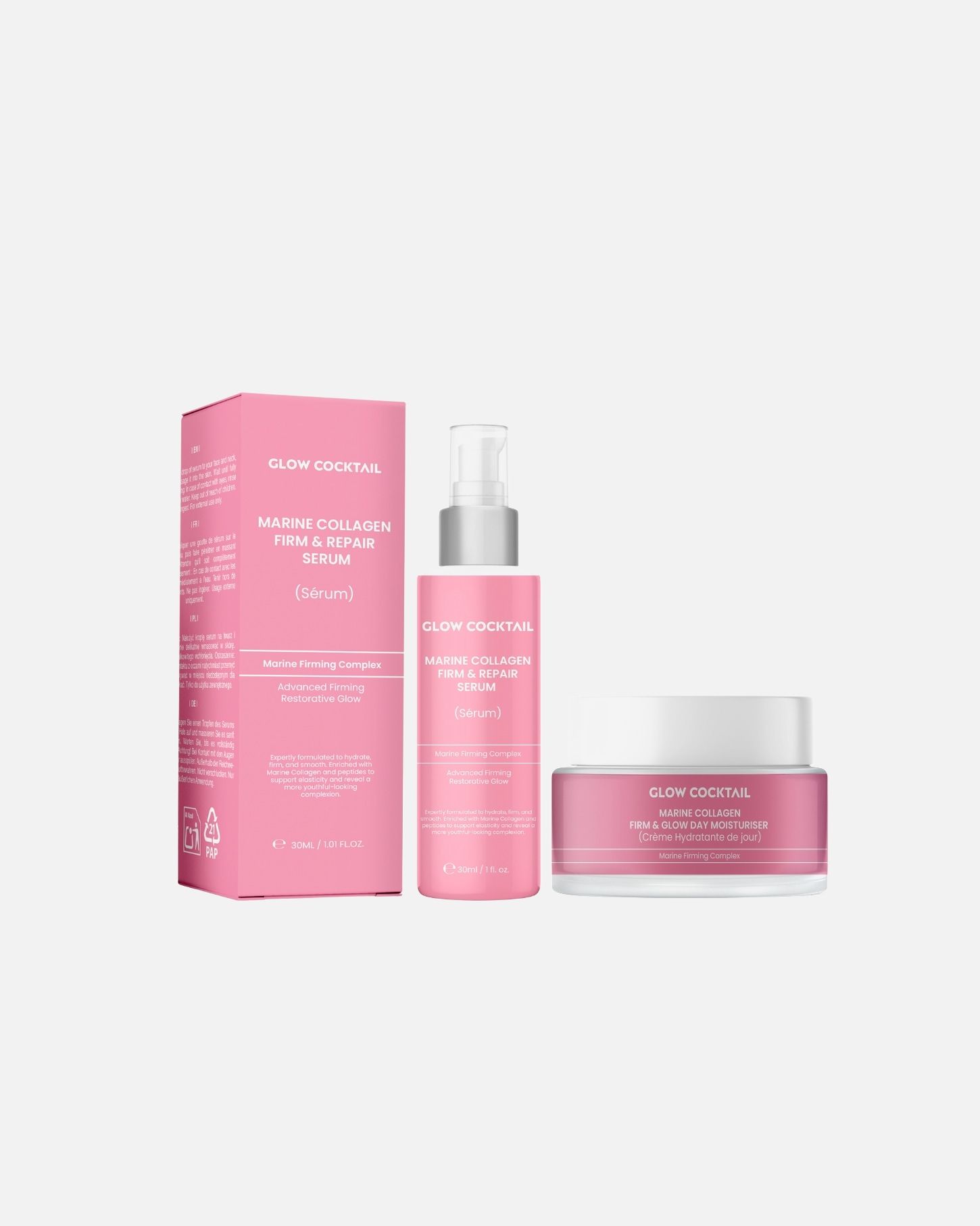 Gesichtspflegeset für Weiblich Collagen Repair Duo 1 Stück