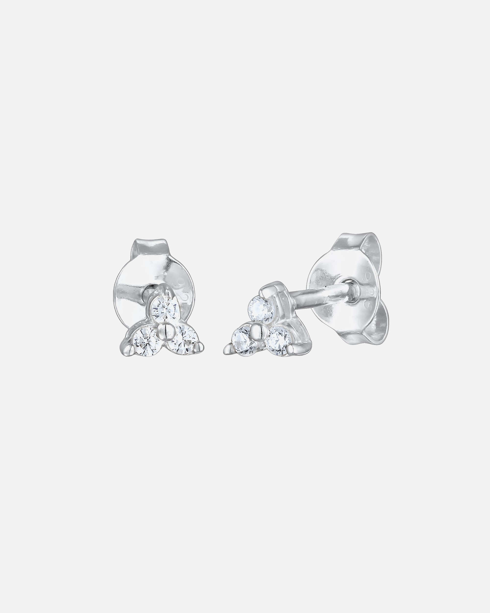 Ohrringe für Weiblich Elli Stecker Dreieck Zirkonia 925 Silber 1 Stück