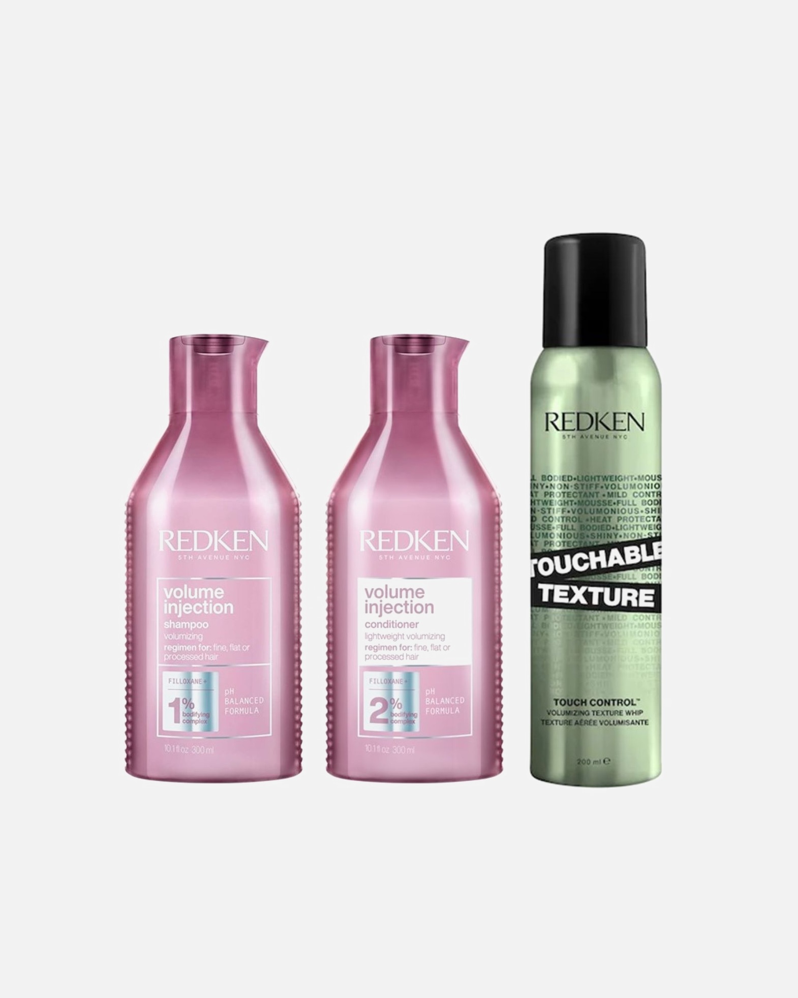 Haarpflegeset für Weiblich Redken Volume Injection Bundle Touchable Texture 1 Stück