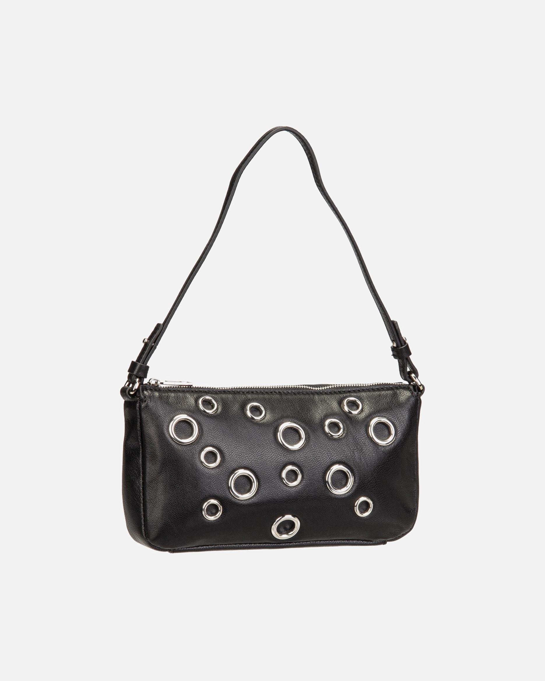 Handtasche für Weiblich Liebeskind Handtasche Ryker Eylets Crossbody S Vintage Goat Black