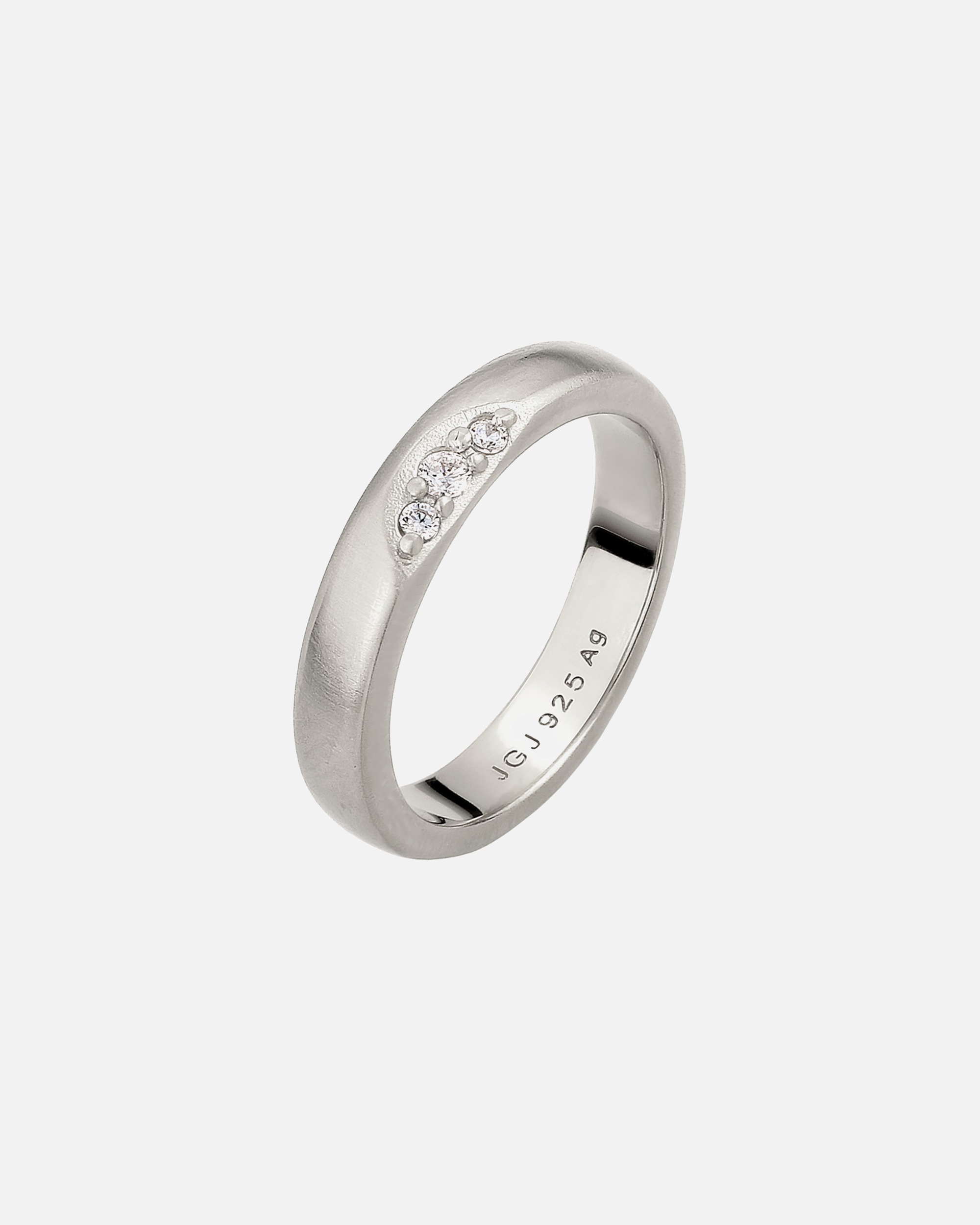 Ring für Weiblich Verlobungsring Laborgezüchtete Diamanten (0.075 ct) 925 Sterling Silber 52