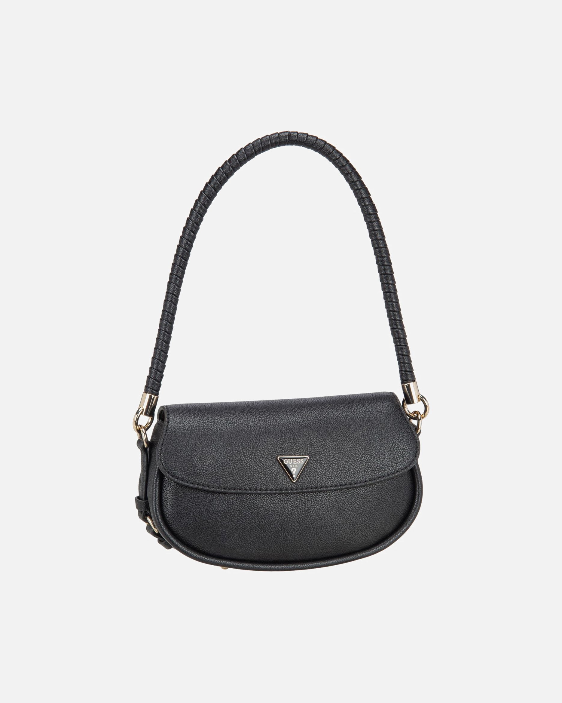 Umhängetasche für Weiblich GUESS Handtasche Danya Flap Black