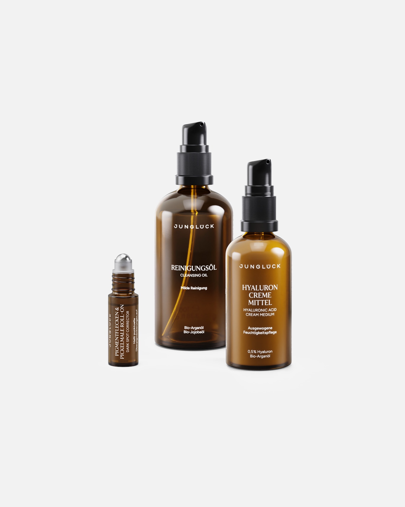 Gesichtspflegeset für Unisex Junglück Set Pigmentflecken & Pickelmale aufhellen 155ml